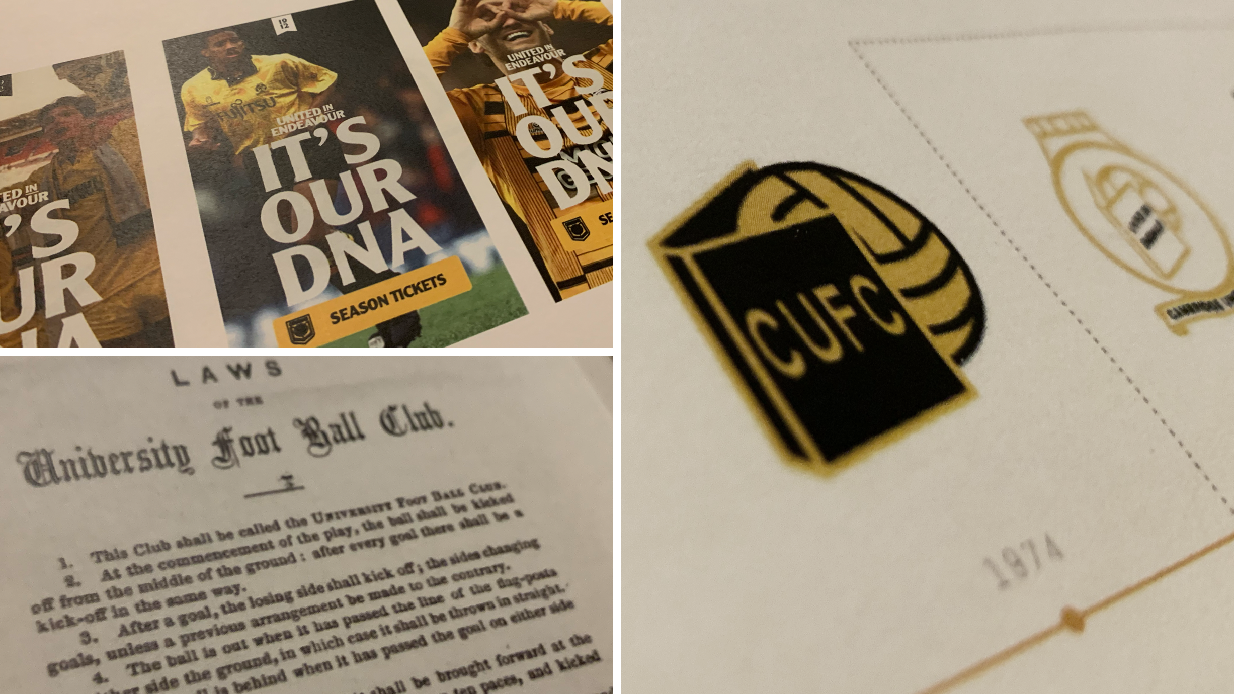 Book and Ball Crest Imagery