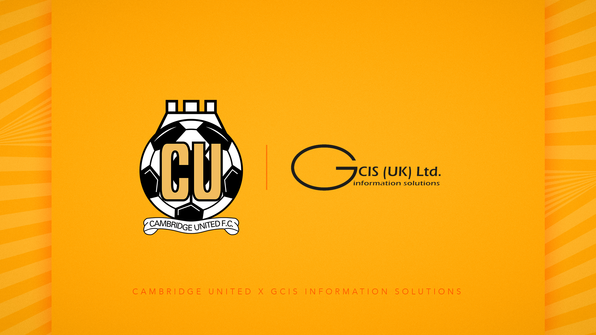 Cambridge United x GCIS partner graphic