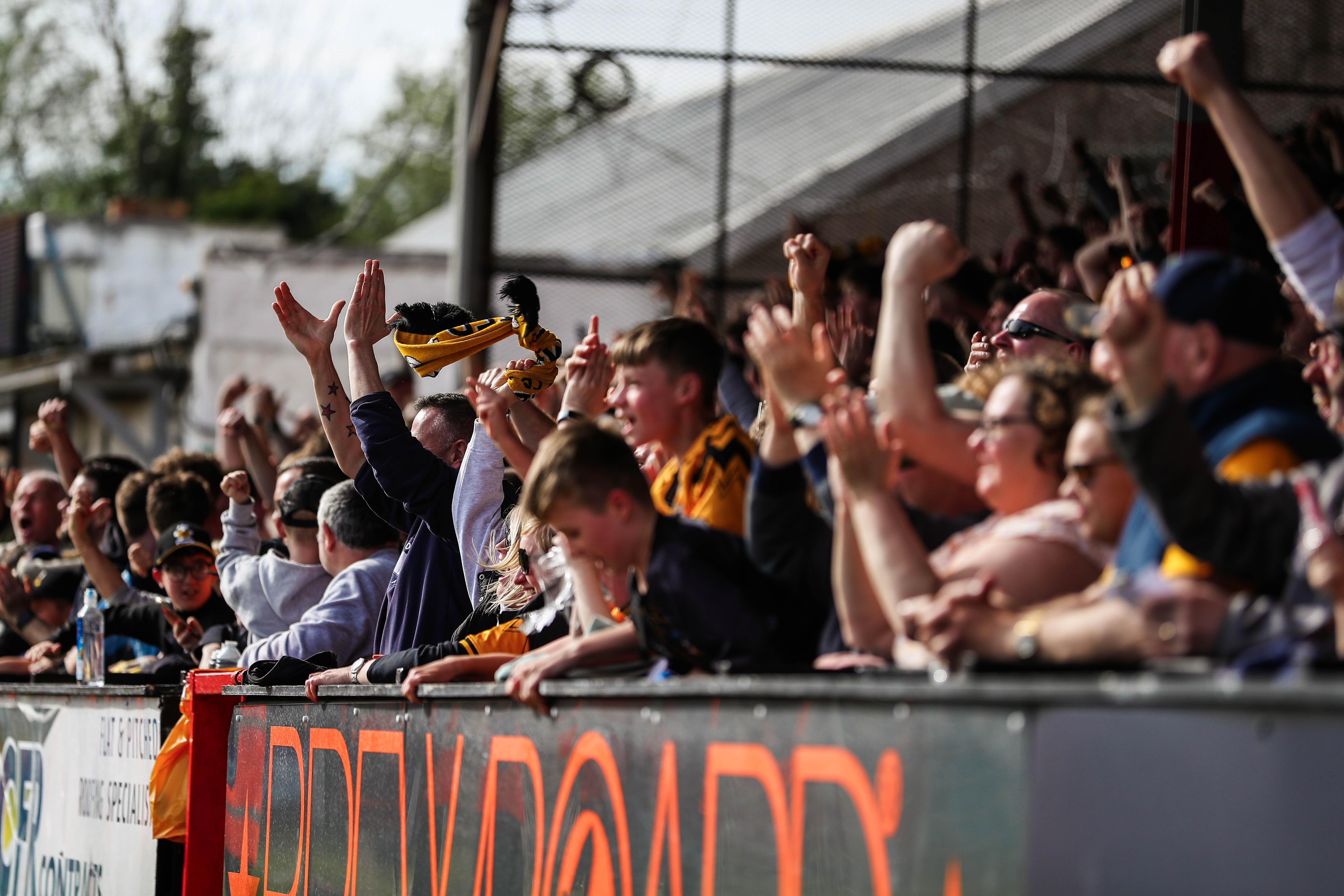 Cambridge fans celebrate