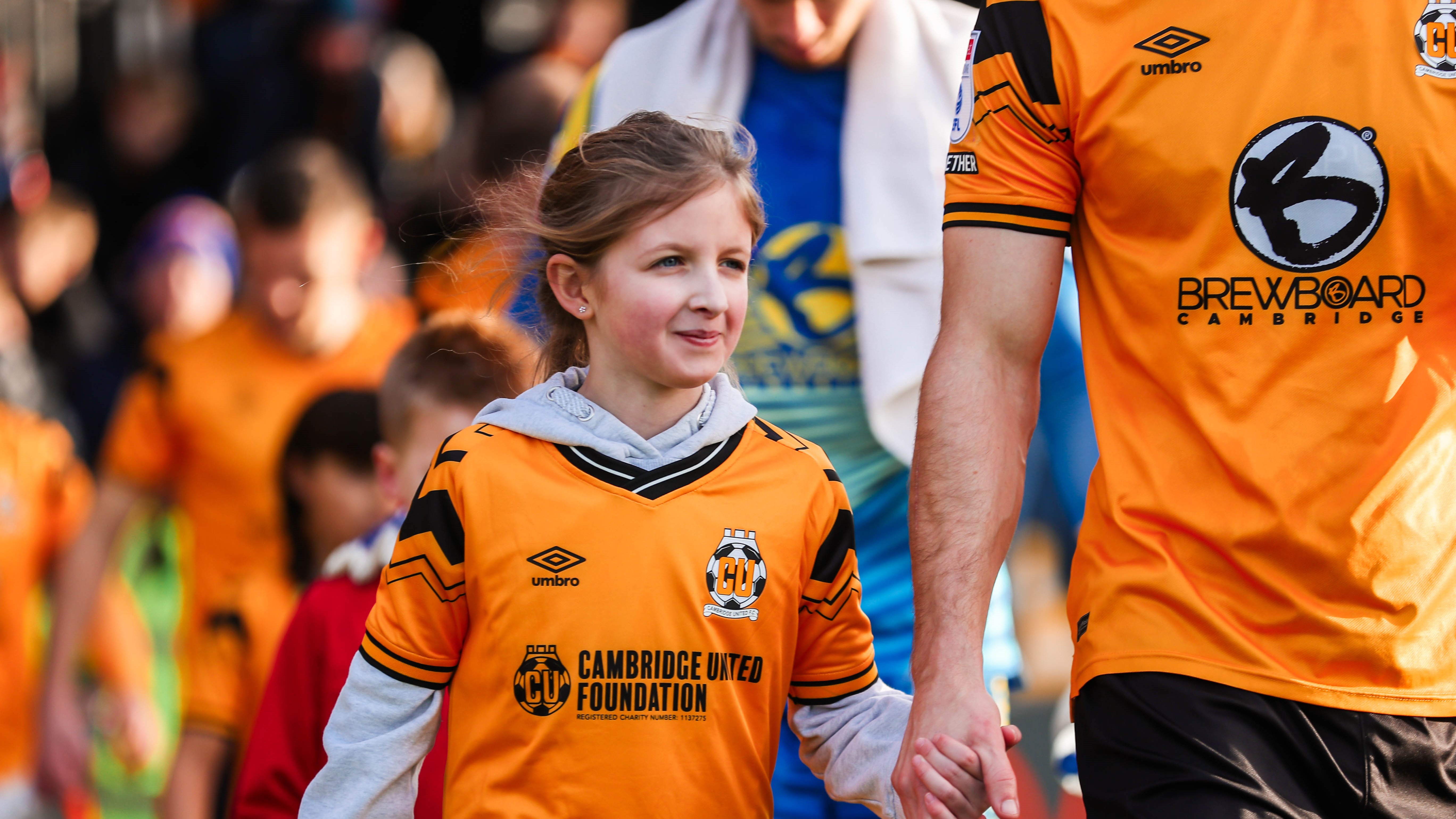 Mascots at Cambridge United