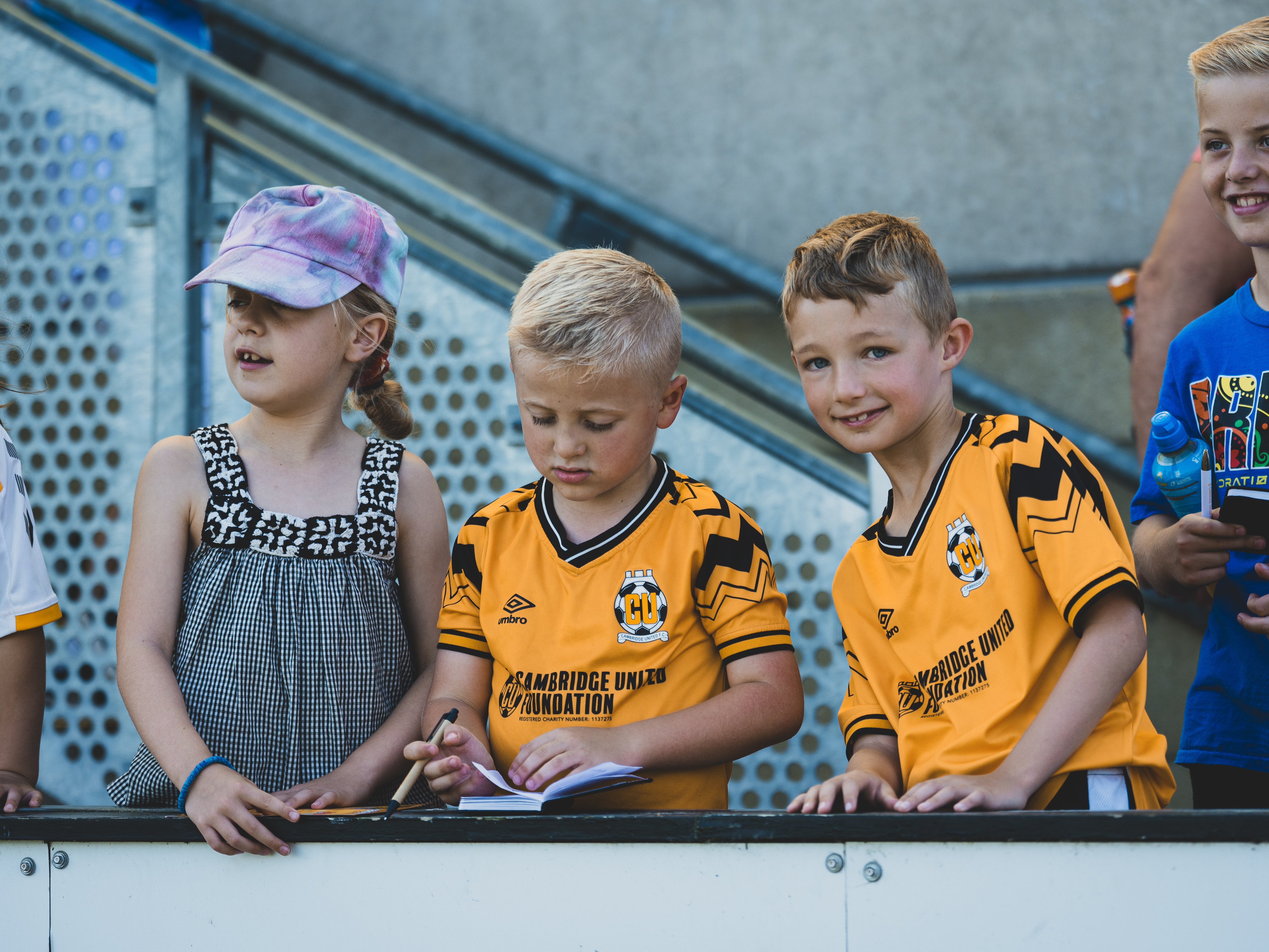 Young fans at the Abbey