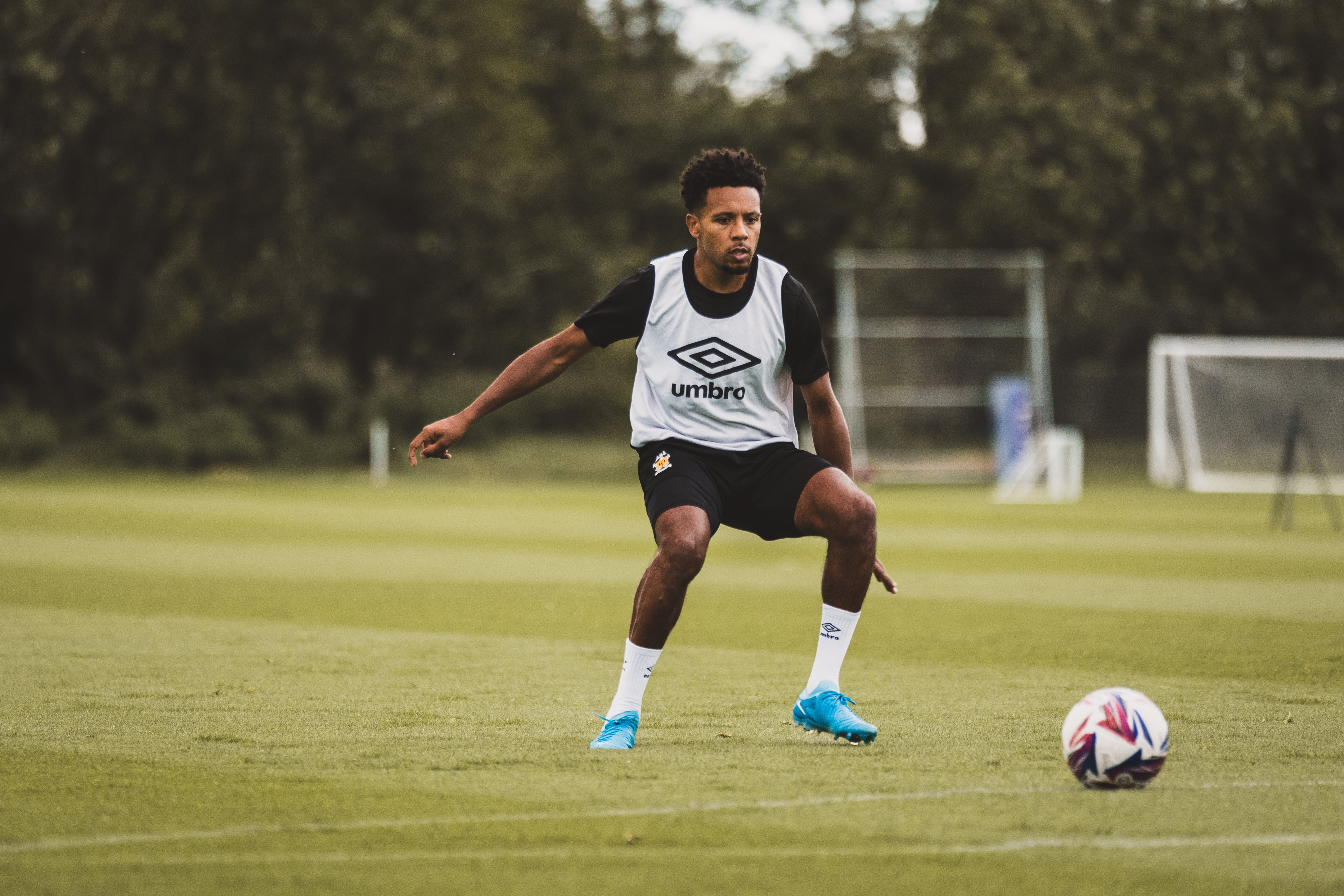 Korey Smith in training