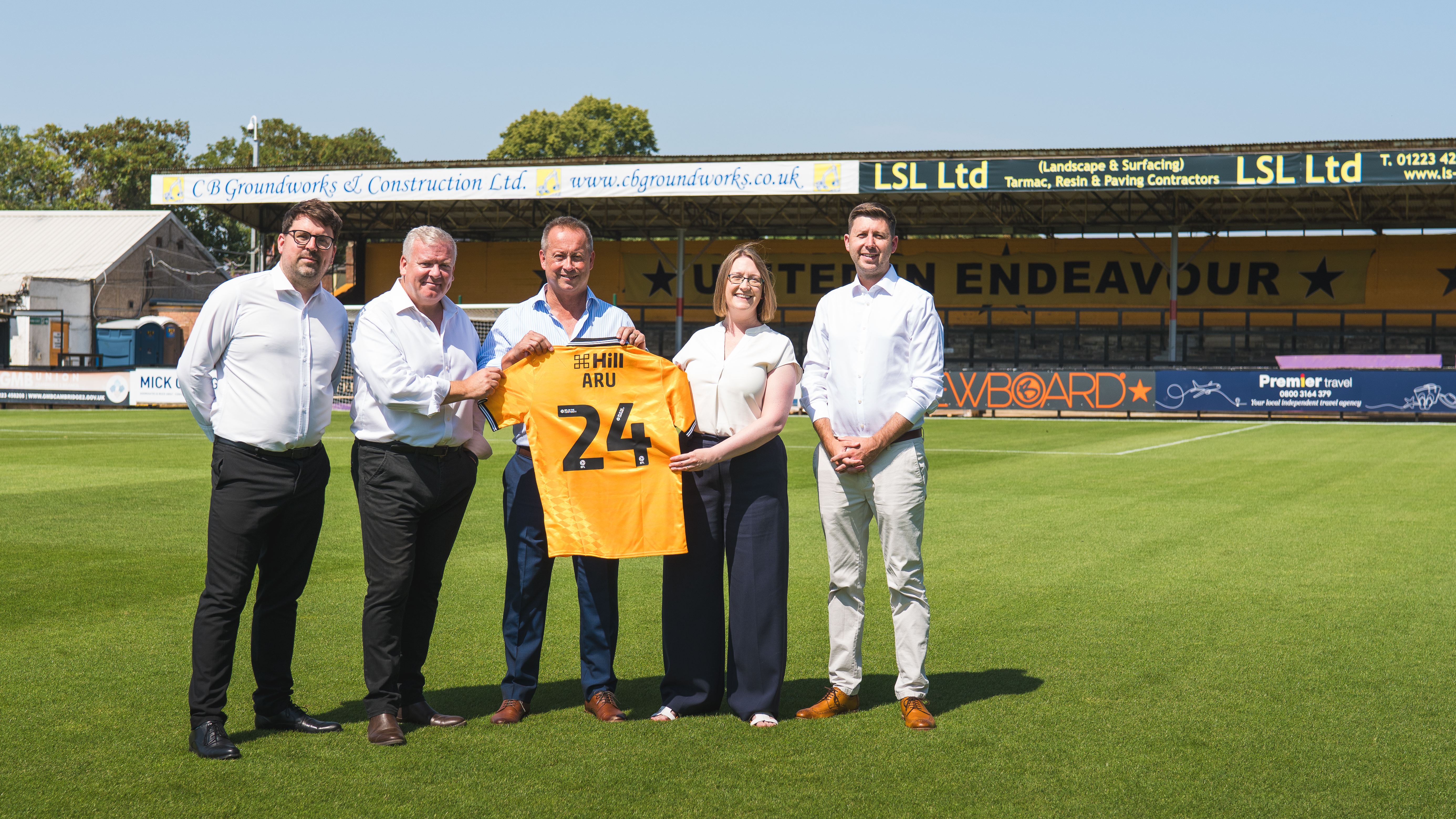 Cambridge United x ARU announcement photo