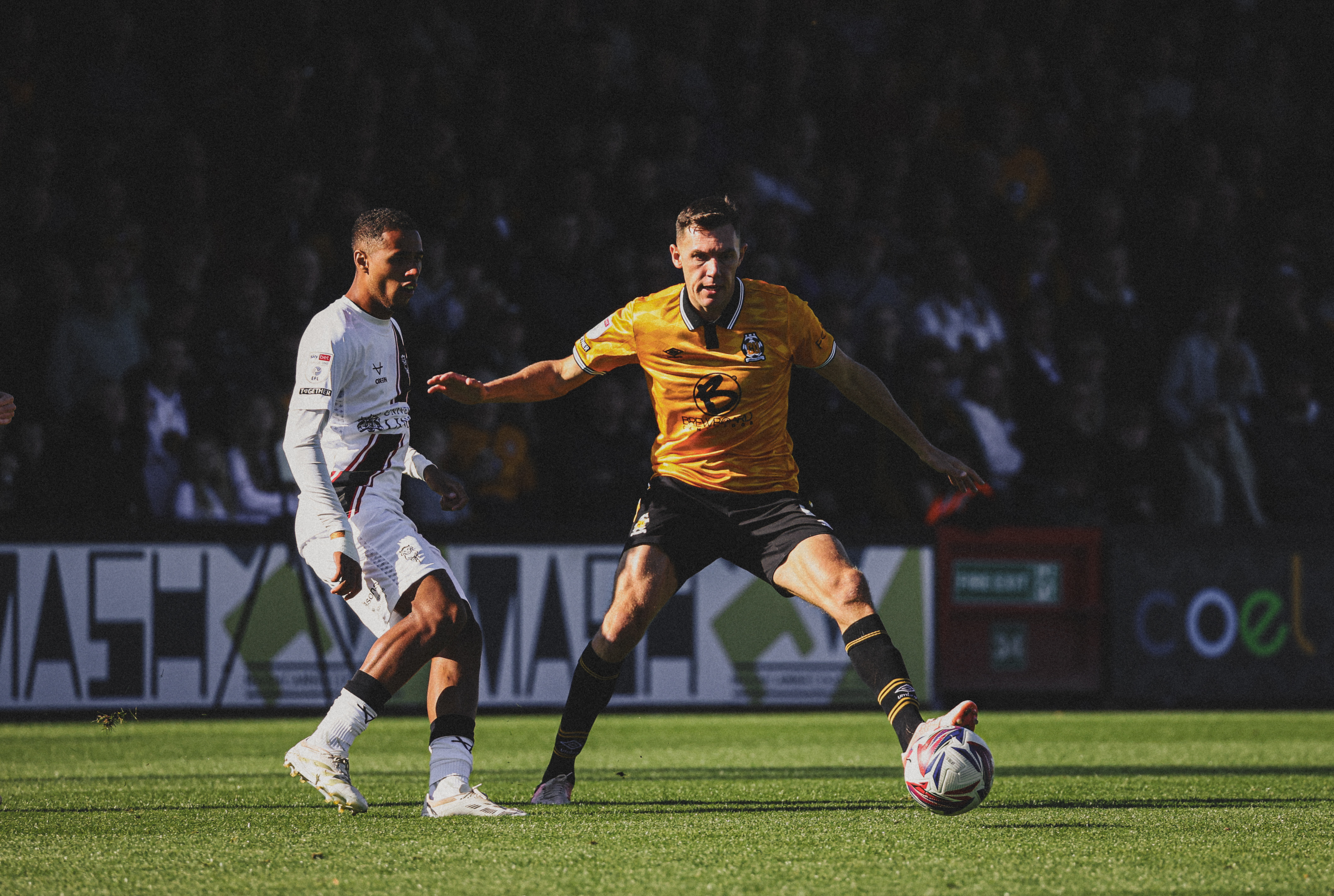 Paul Digby in action vs Lincoln City