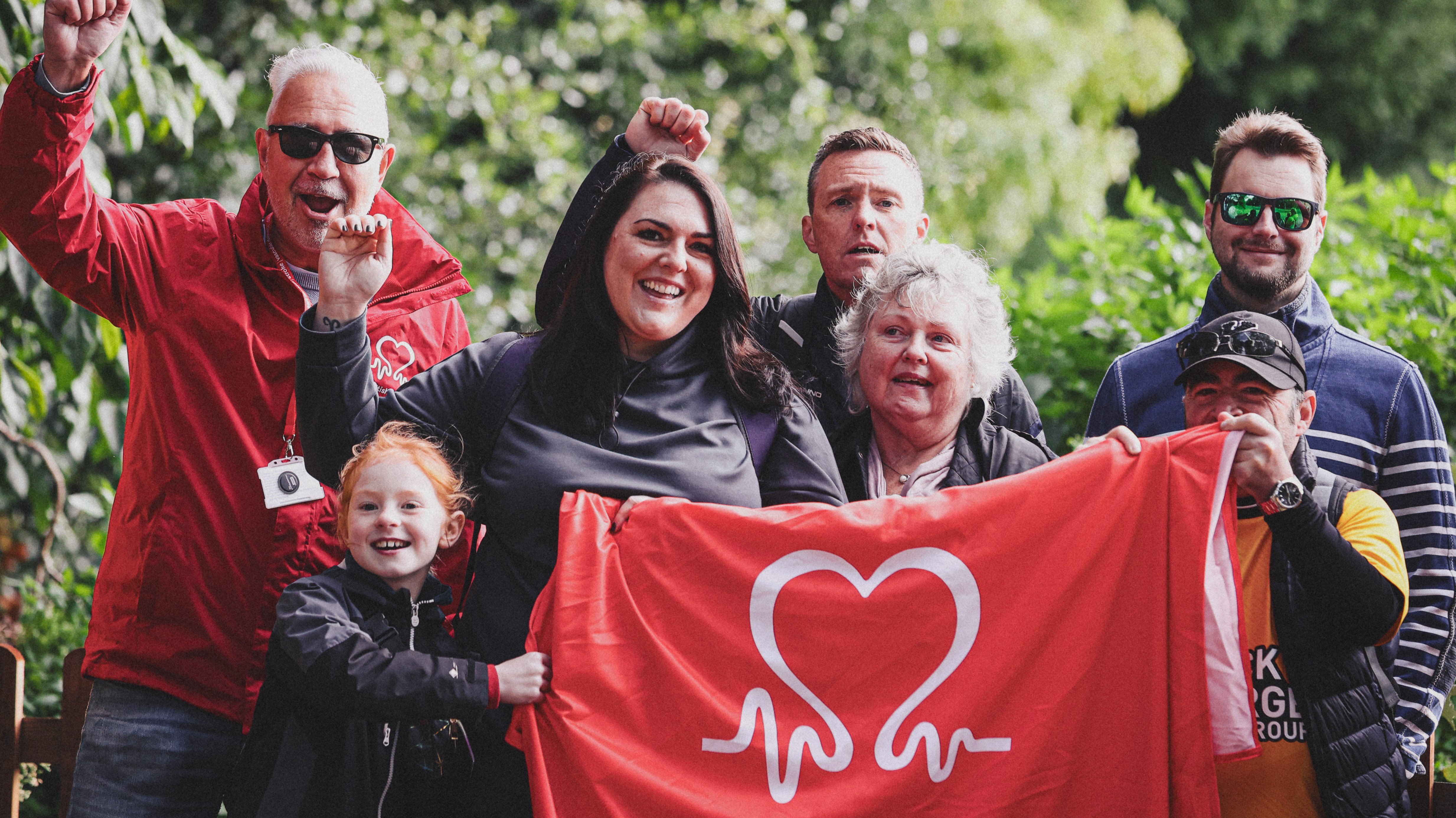 British Heart Foundation walk with Cambridge United