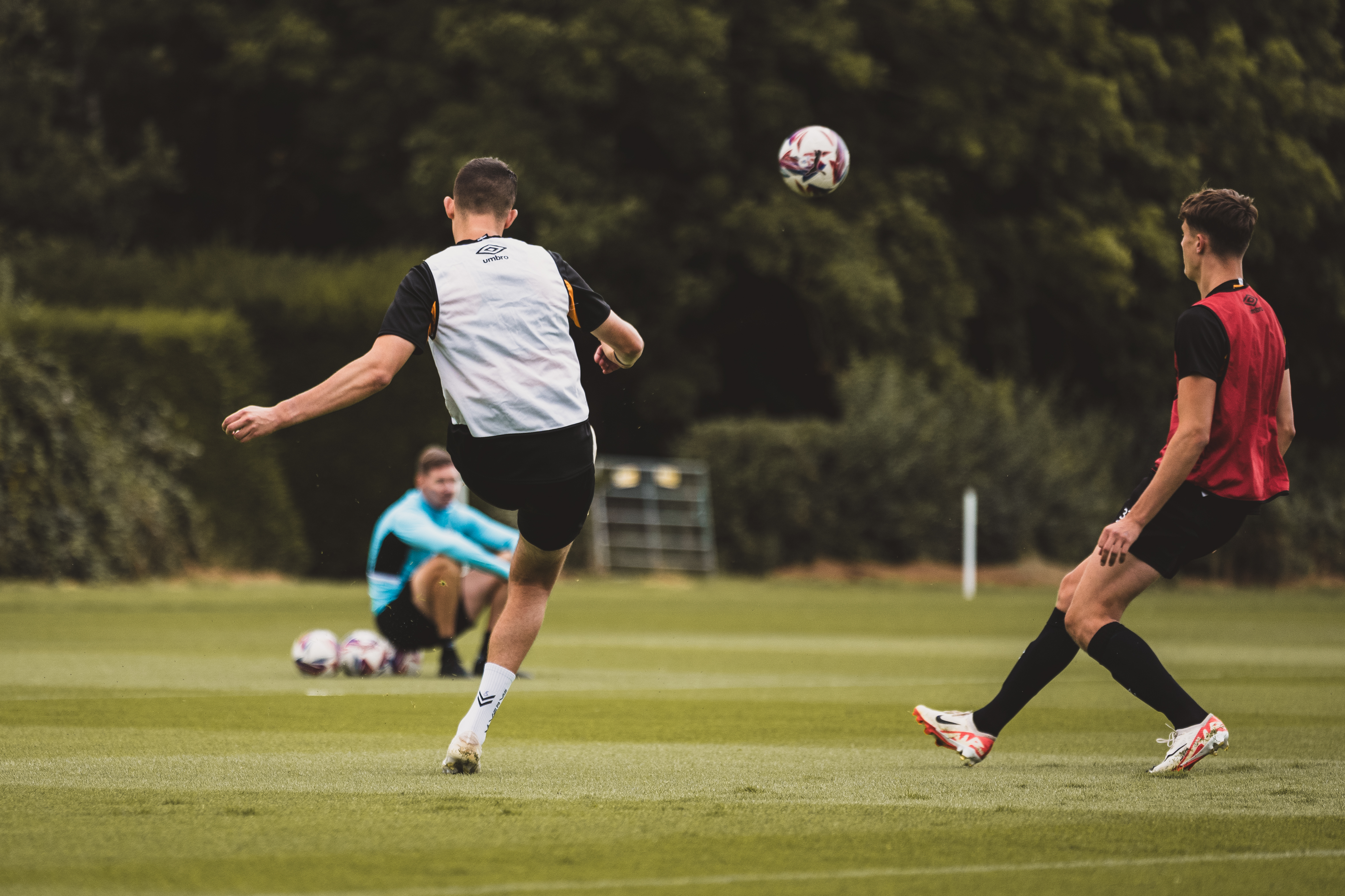 Players in training. 