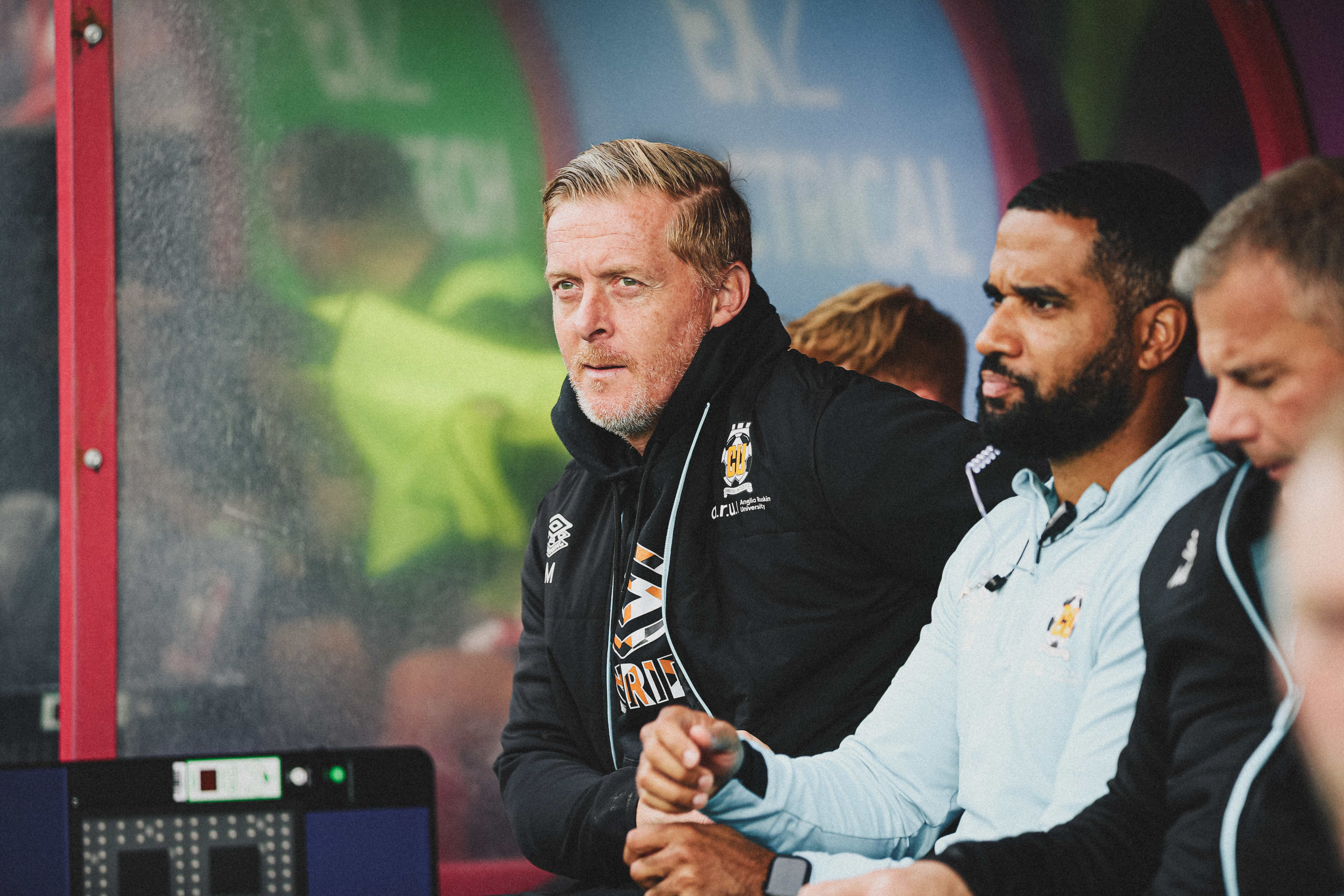 Garry Monk in the dug-out