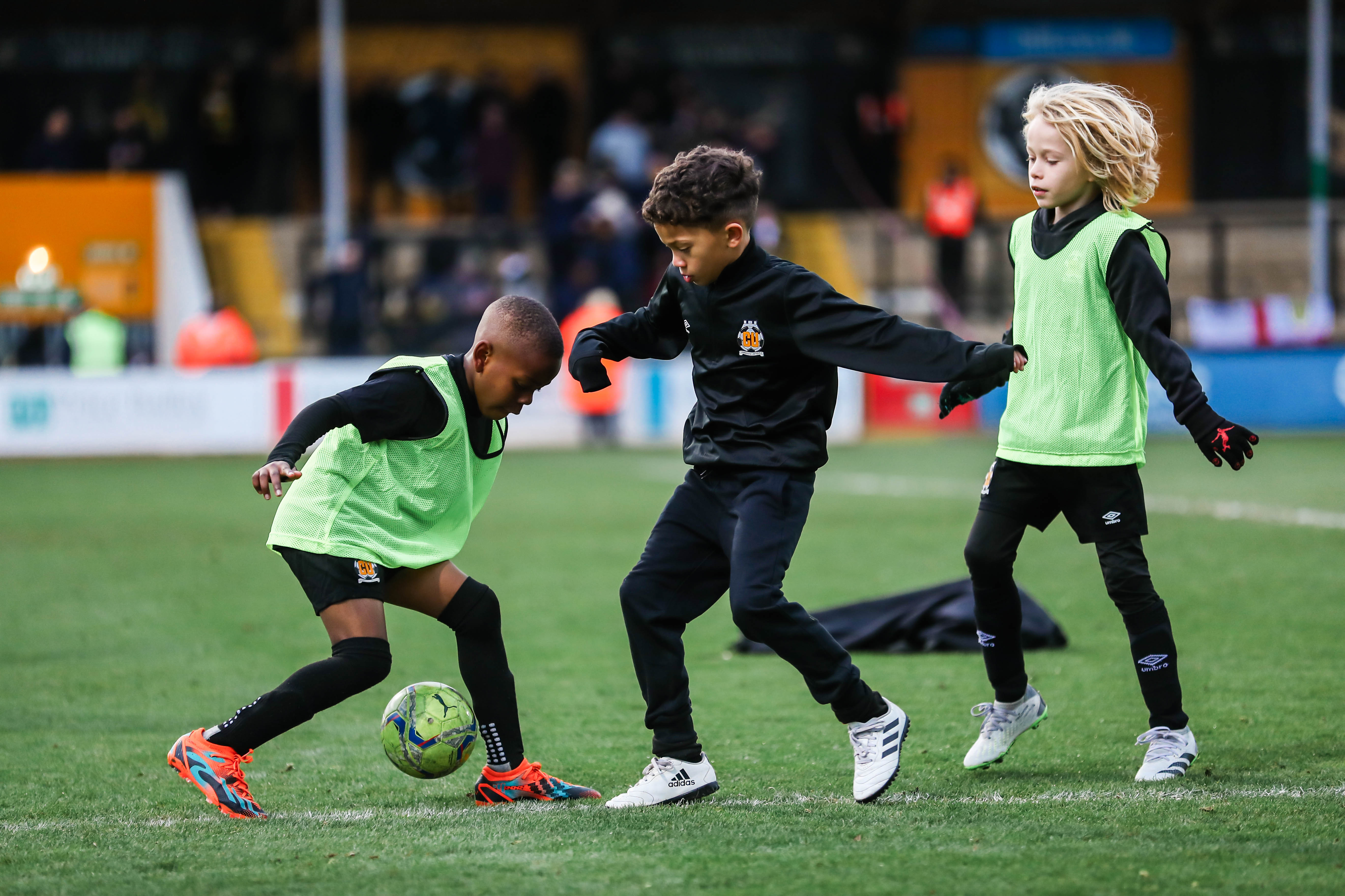 Photos of Cambridge United Academy players