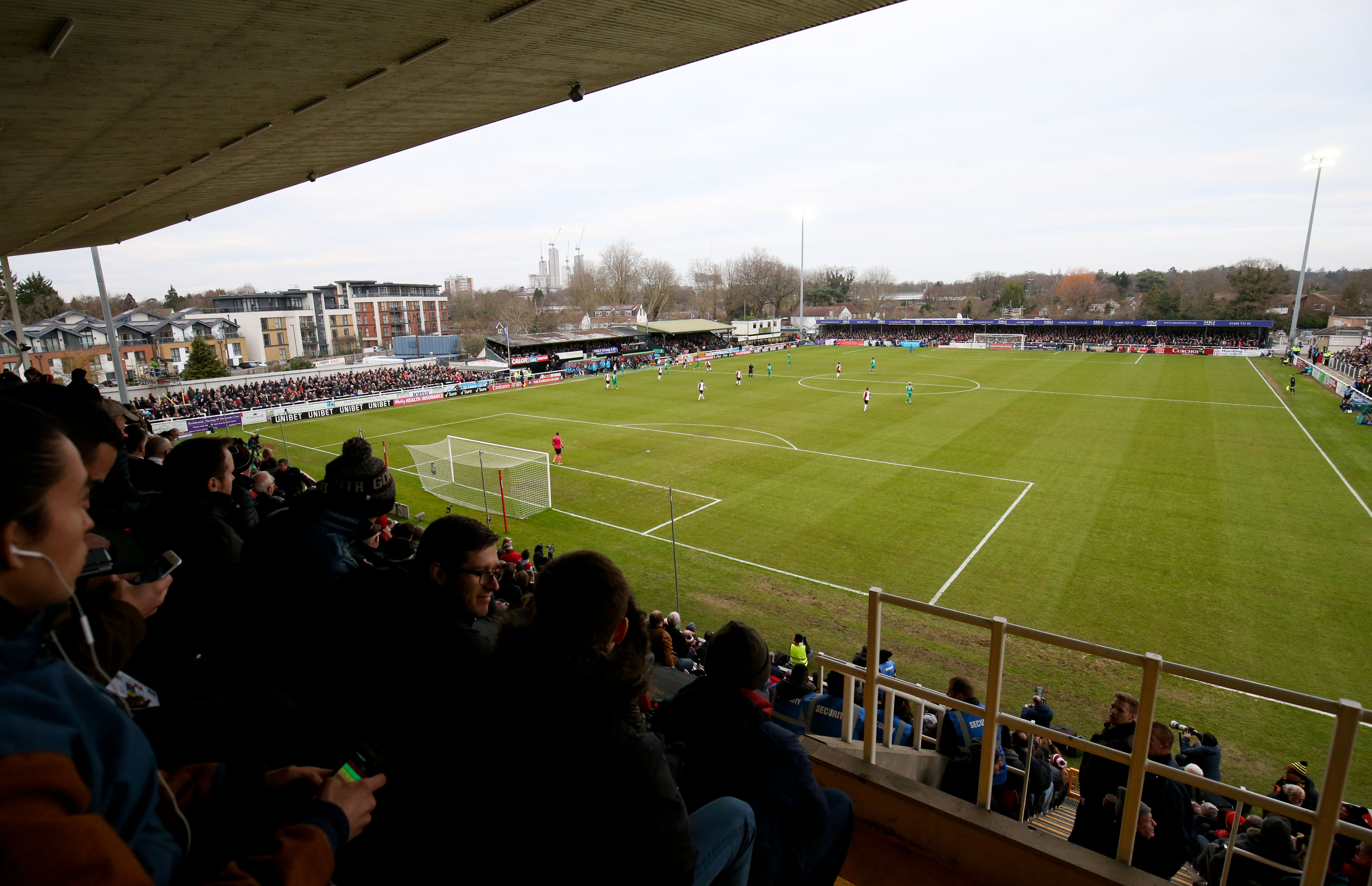 Woking's Kingfield Stadium