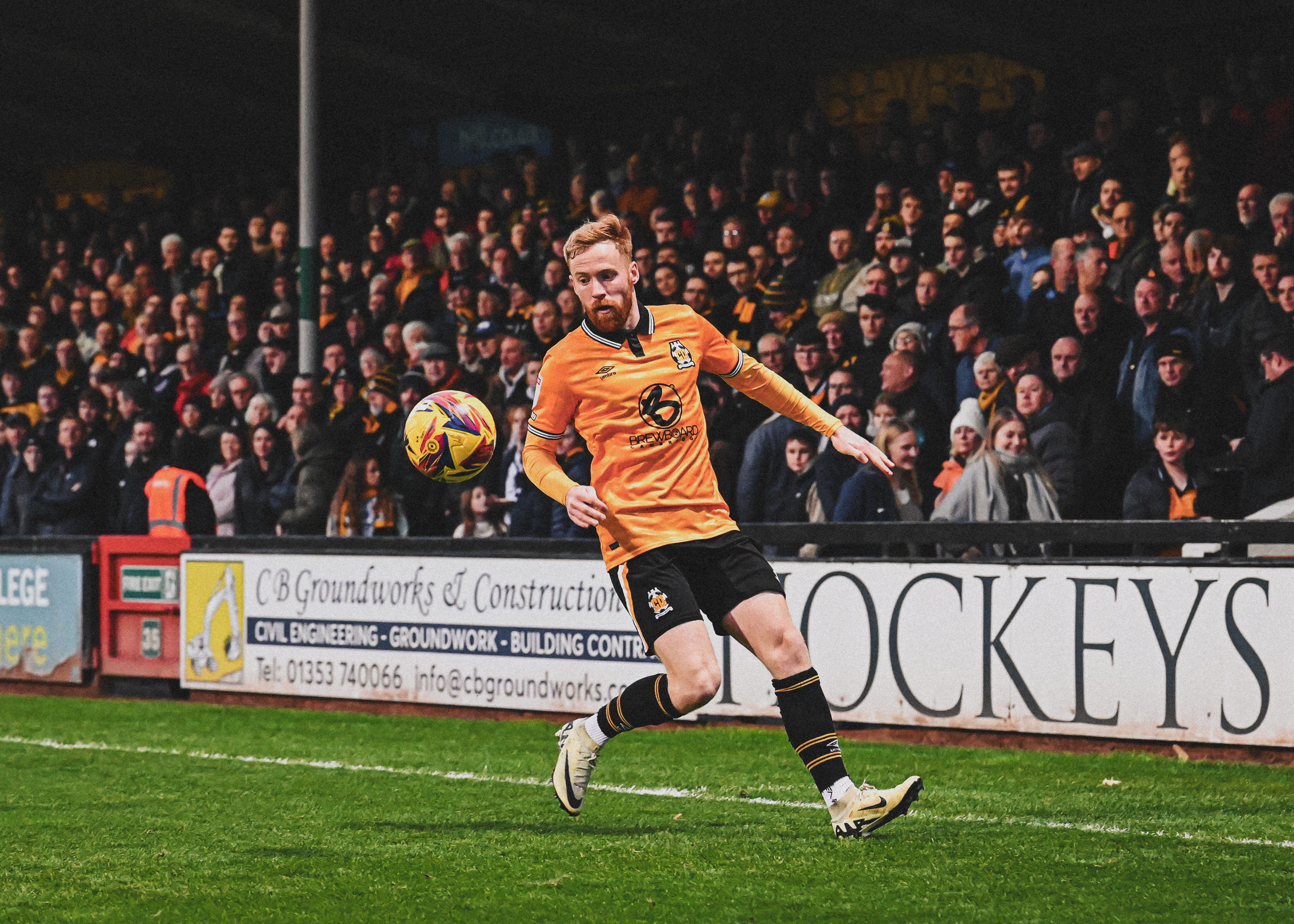 James Brophy in match action