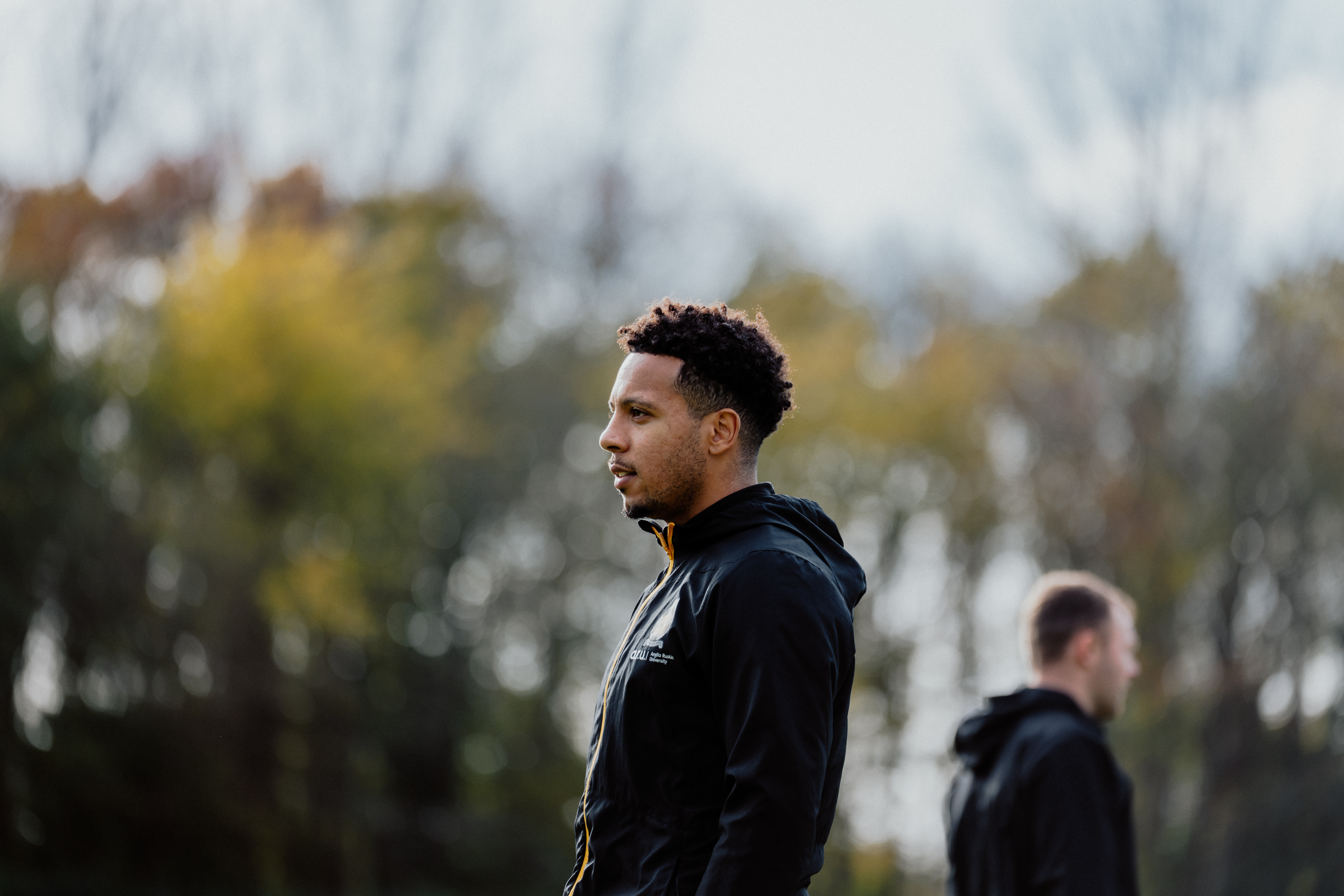 Korey Smith in training