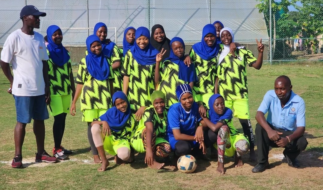 Girls Football Team in Kenya