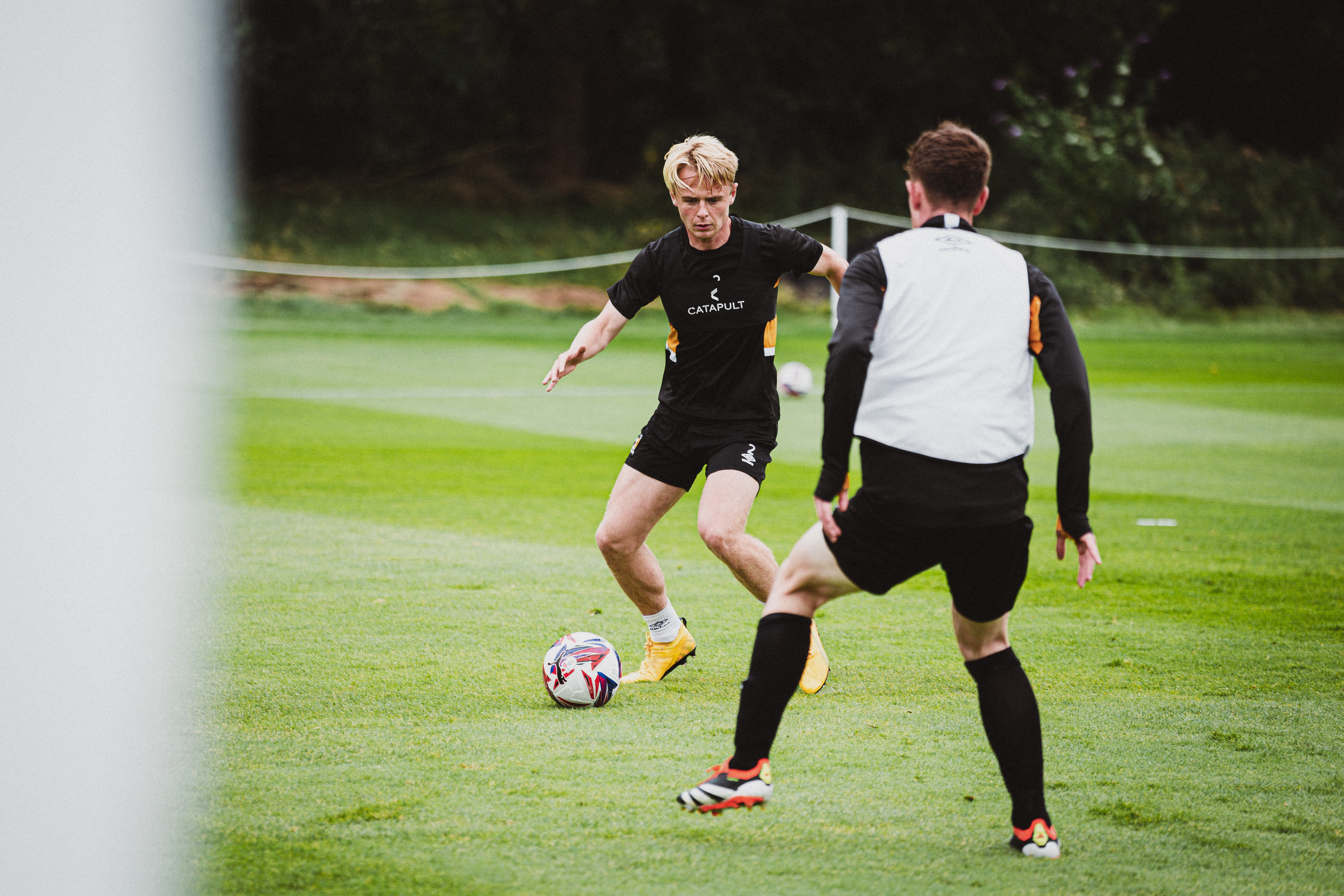 Liam Bennett in training