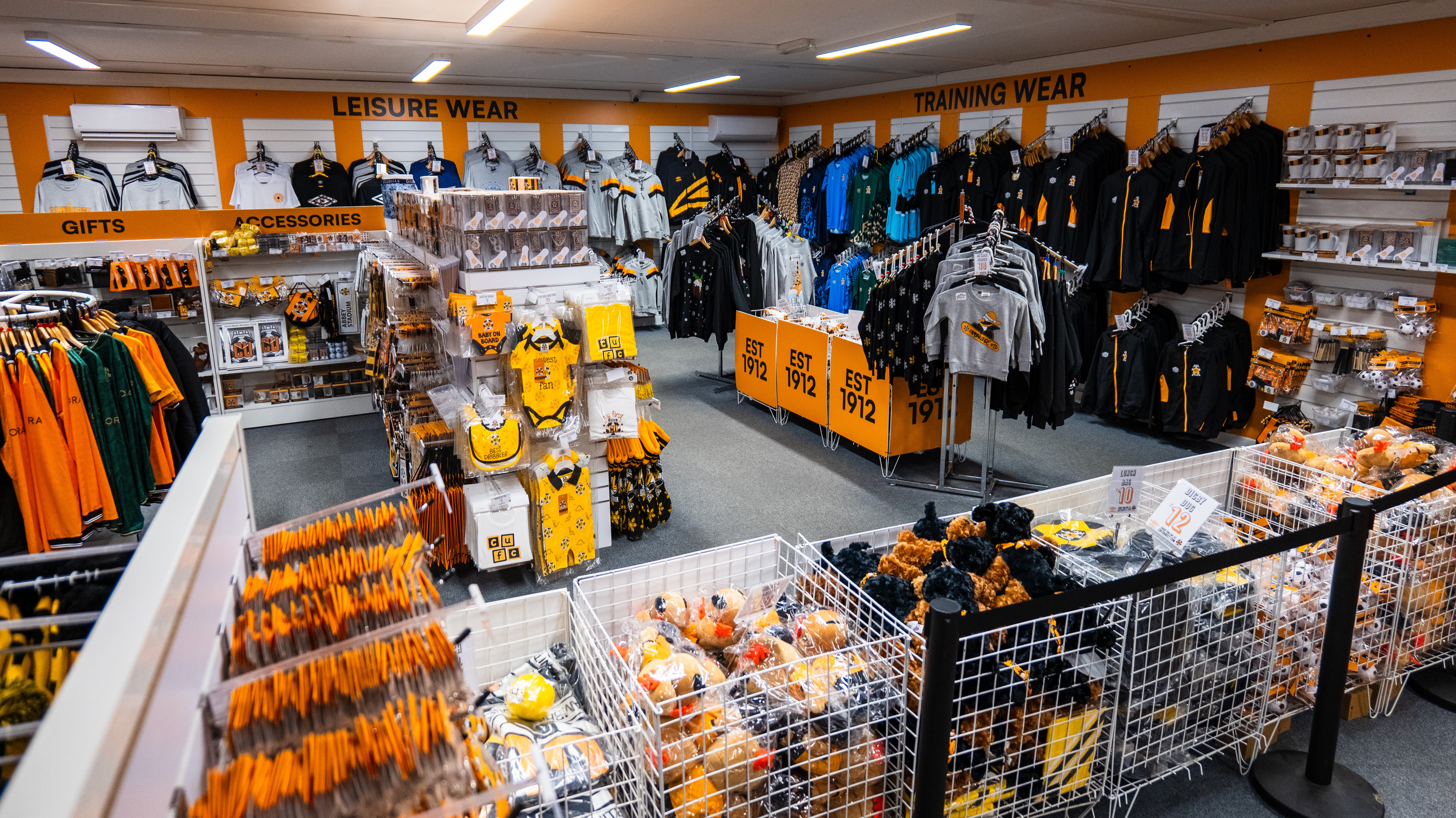 Inside the Cambridge United Club Shop