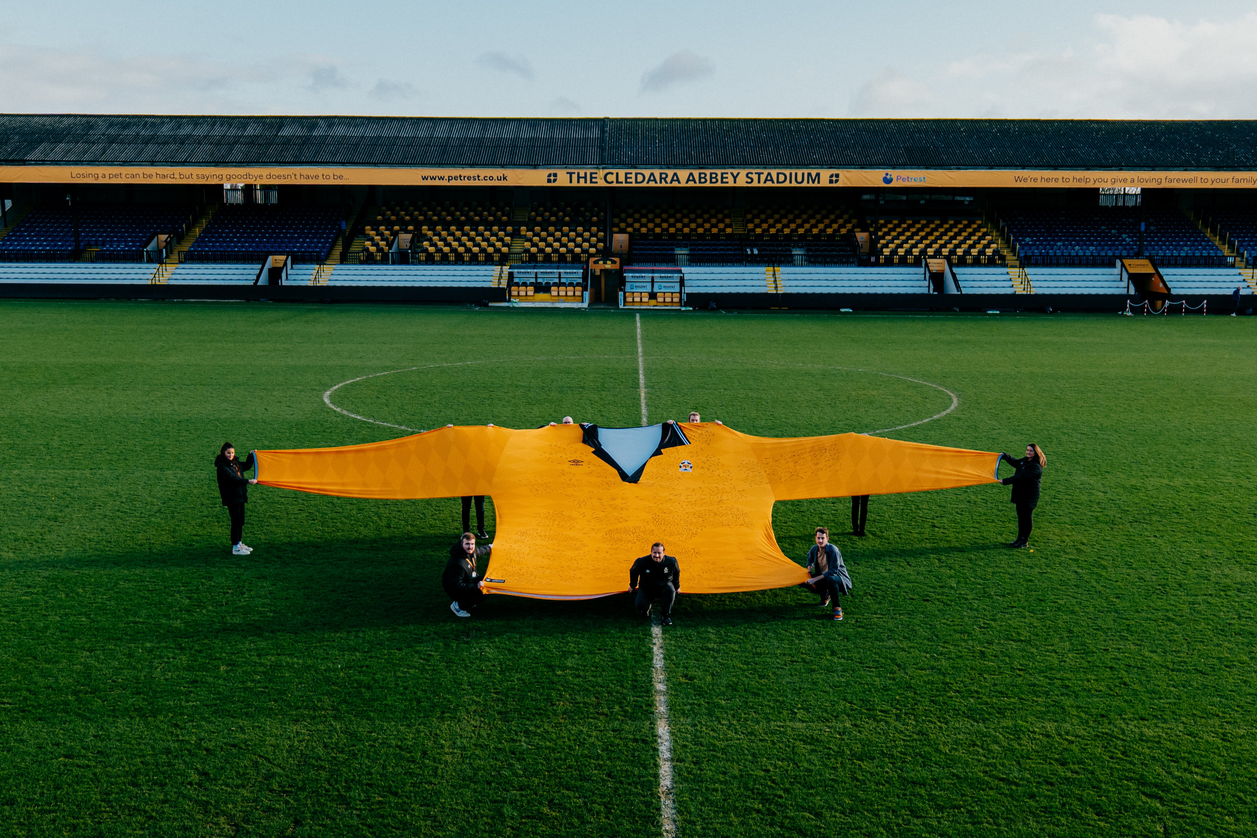 The World Record breaking Cambridge United shirt