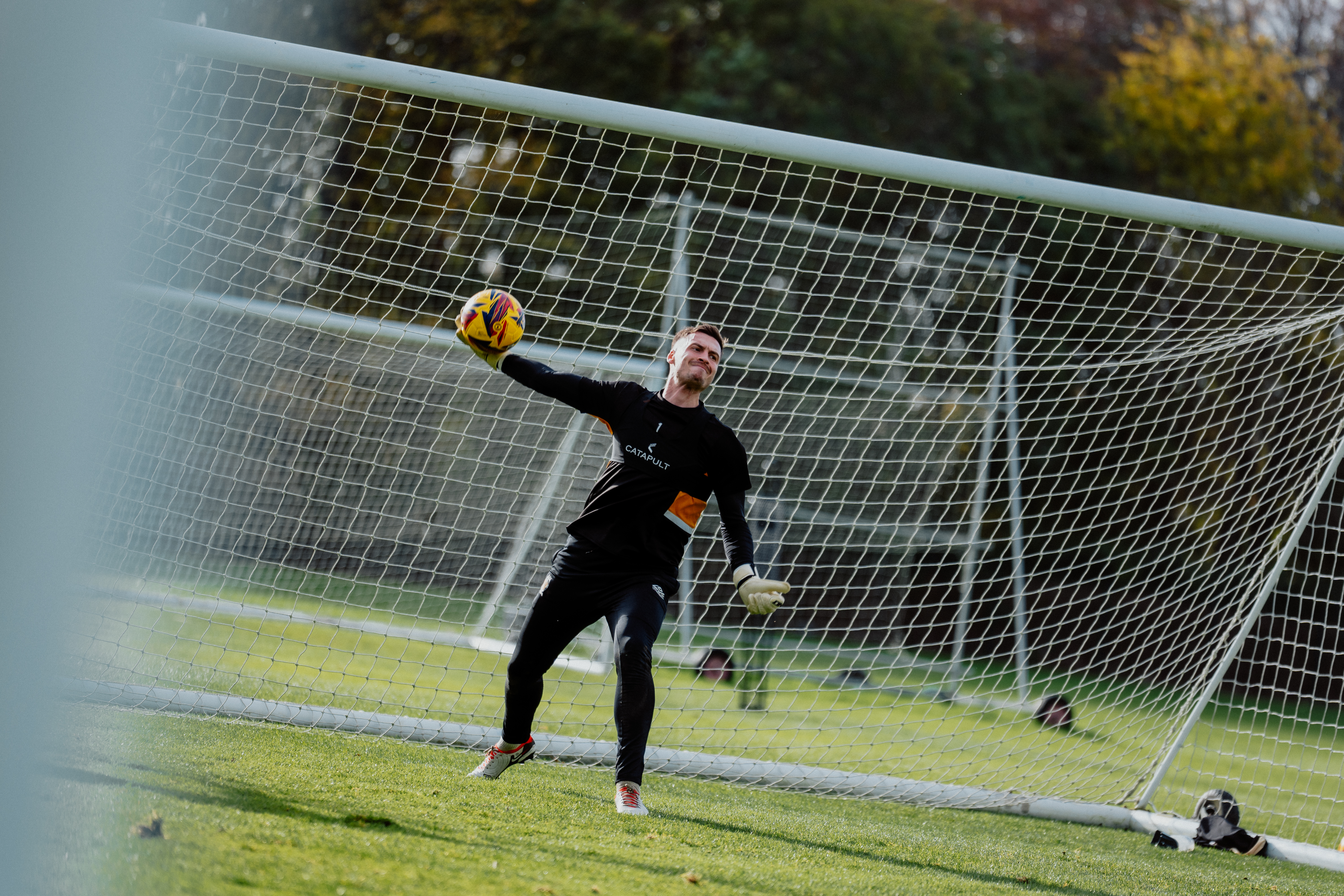 Jack Stevens in training