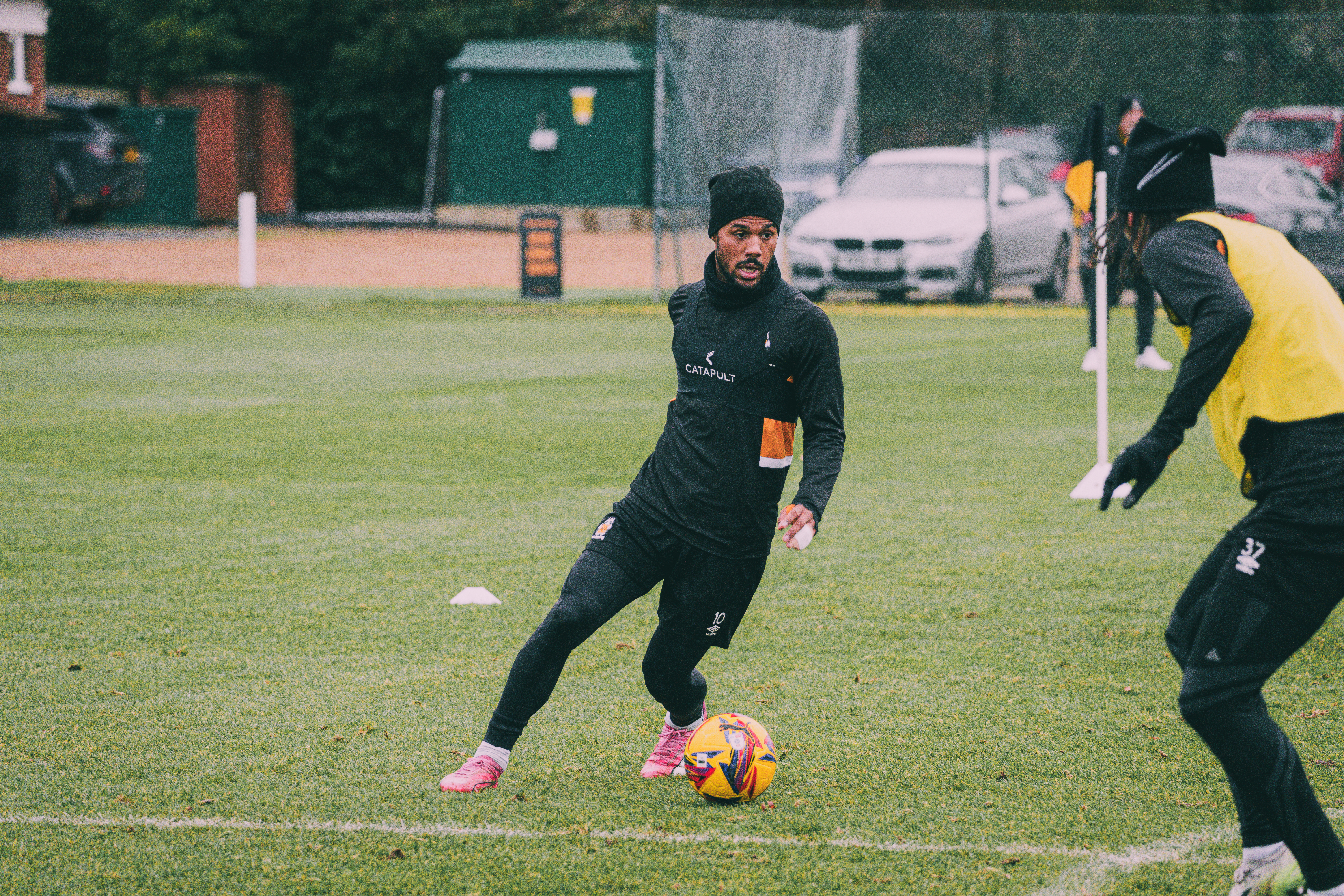 Elias Kachunga in training