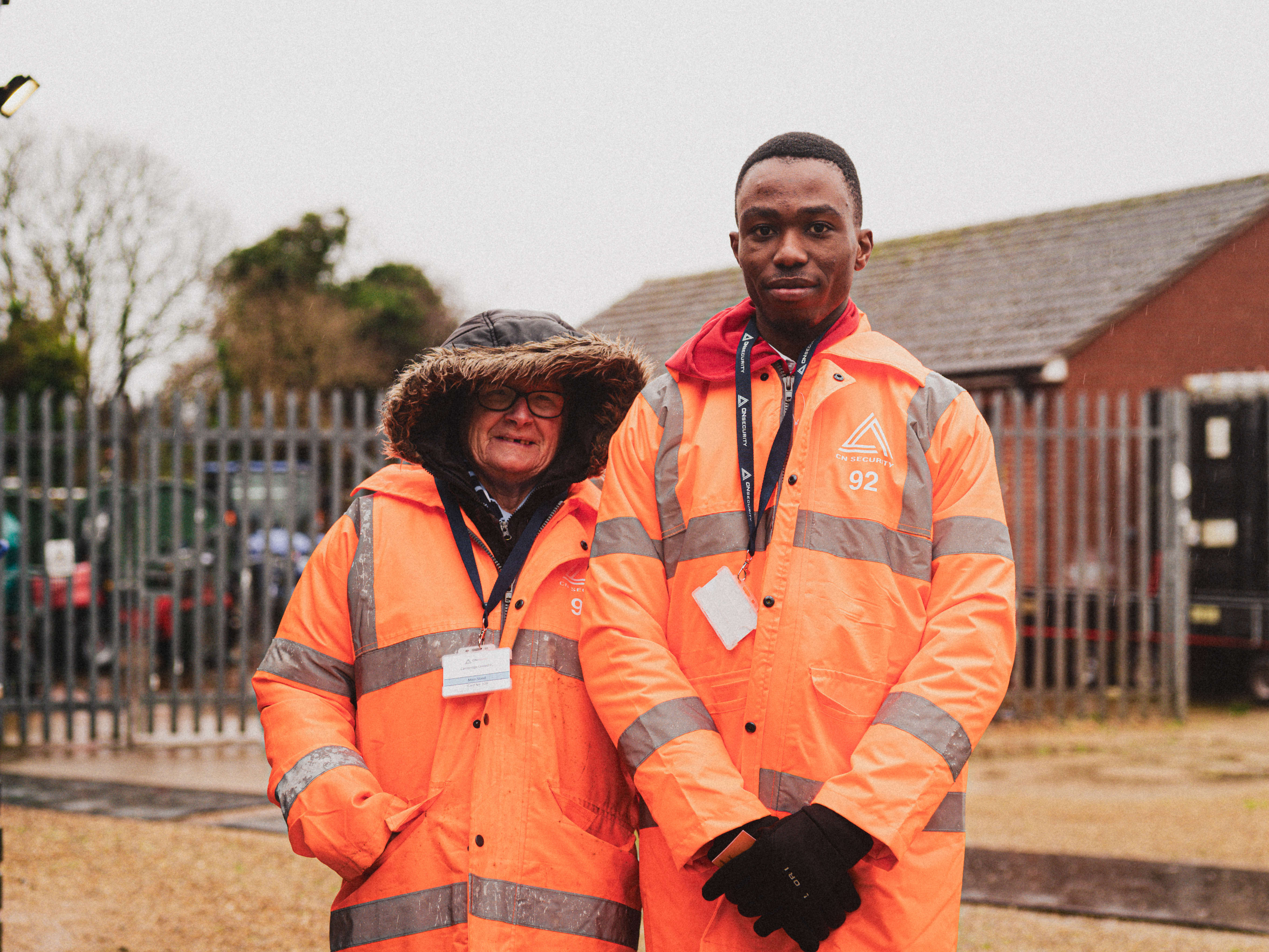 Stewards at the Cledara Abbey Stadium