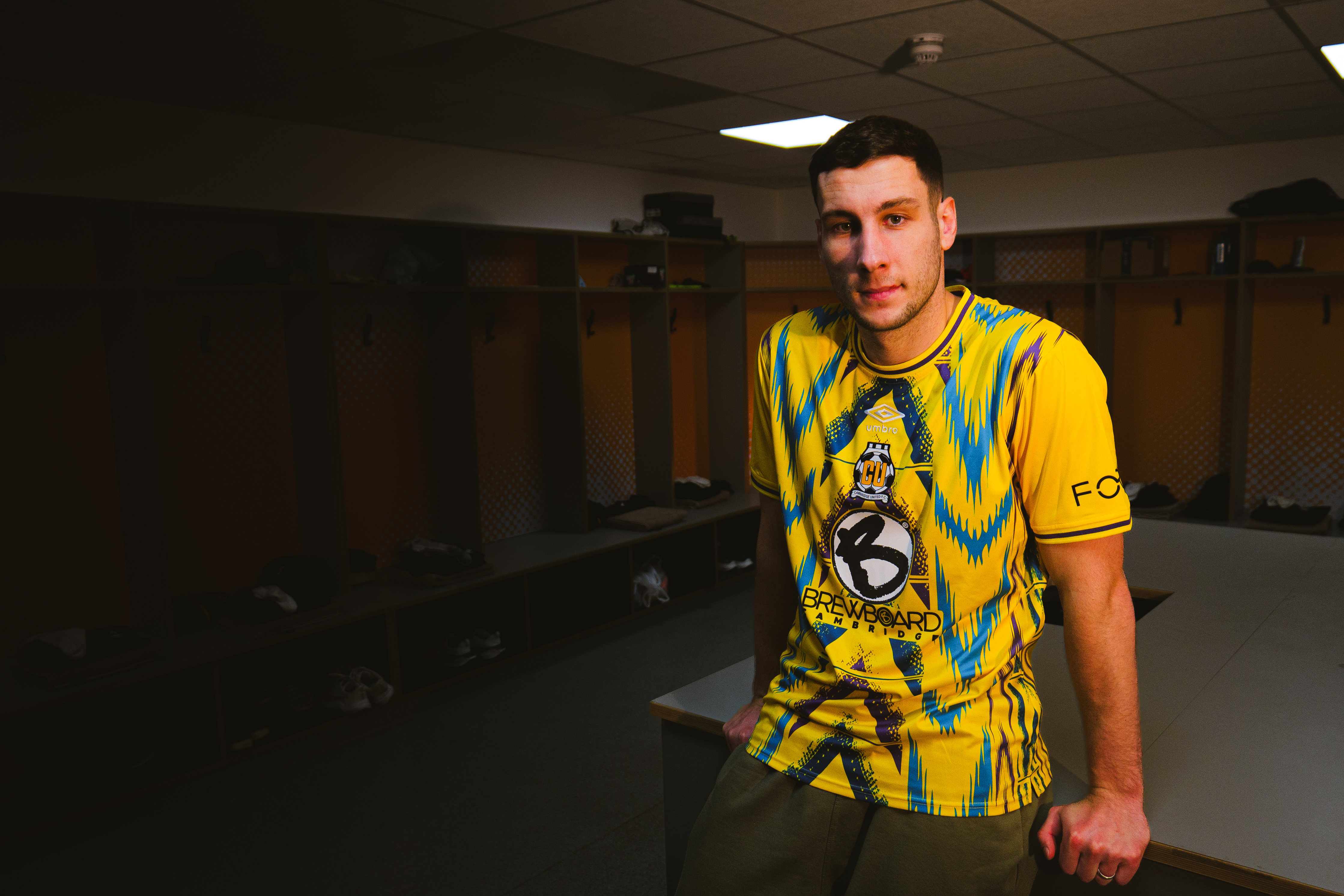 Marko Maroši in the changing room