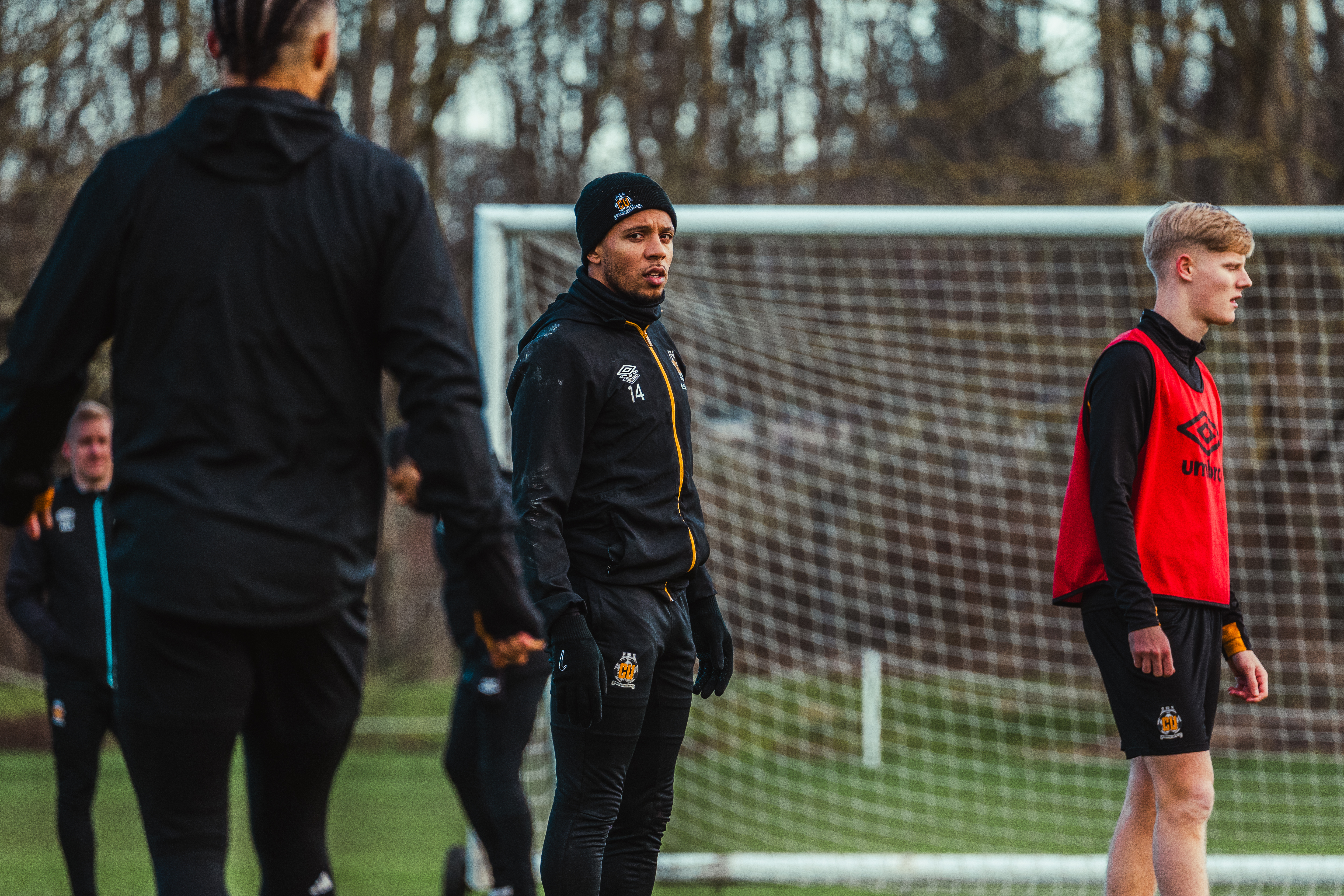 Korey Smith in training