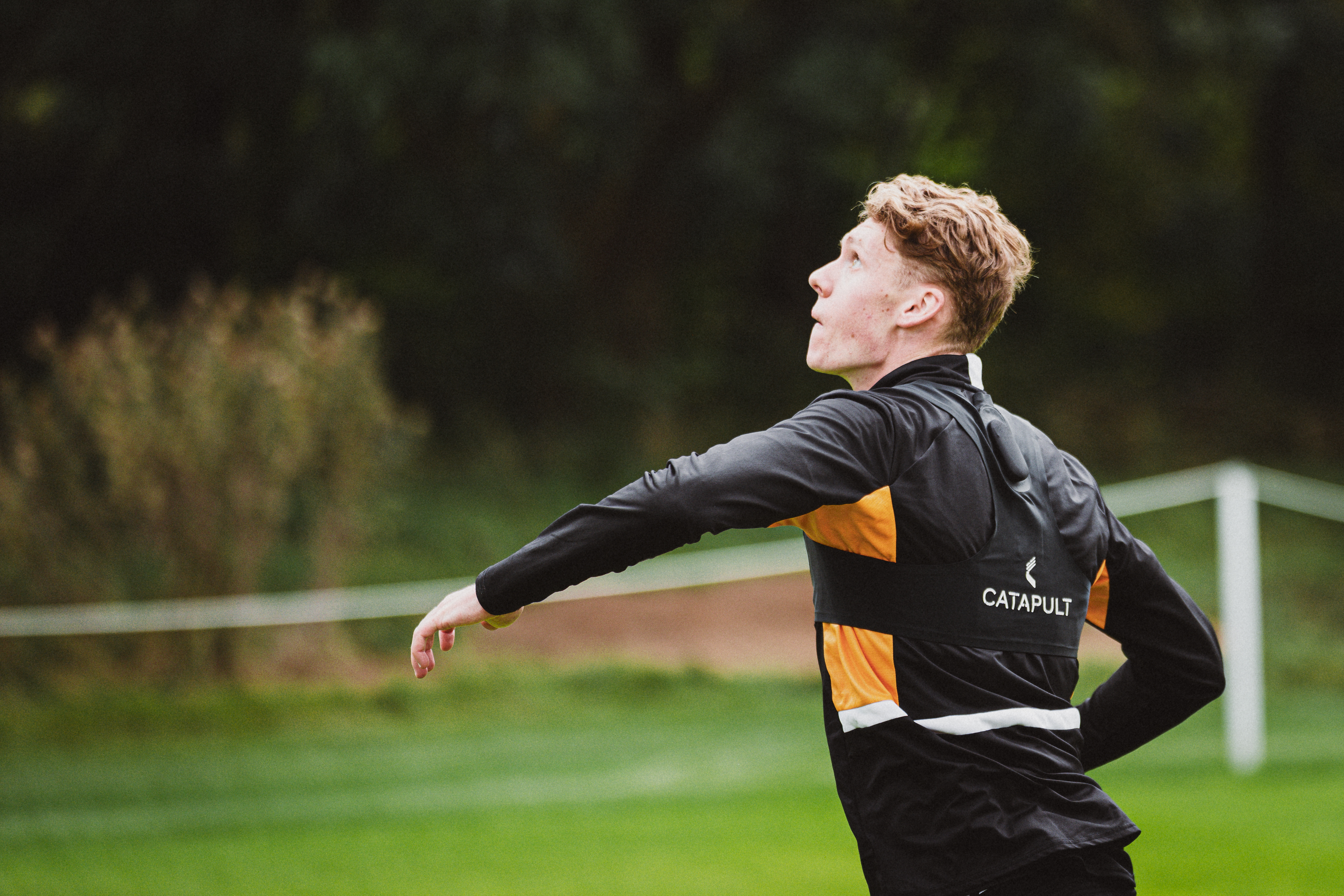 Connor O'Riordan in training