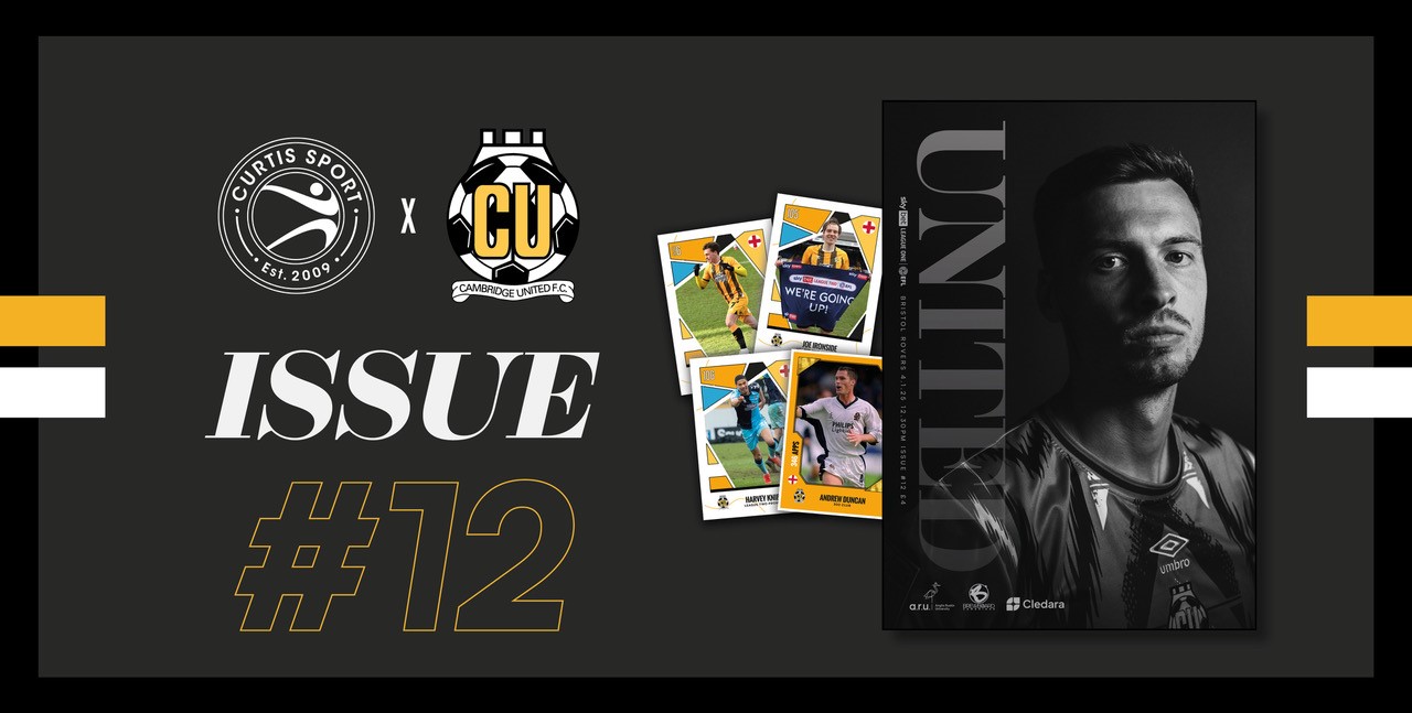 Graphic promoting the Cambridge United Matchday Programme