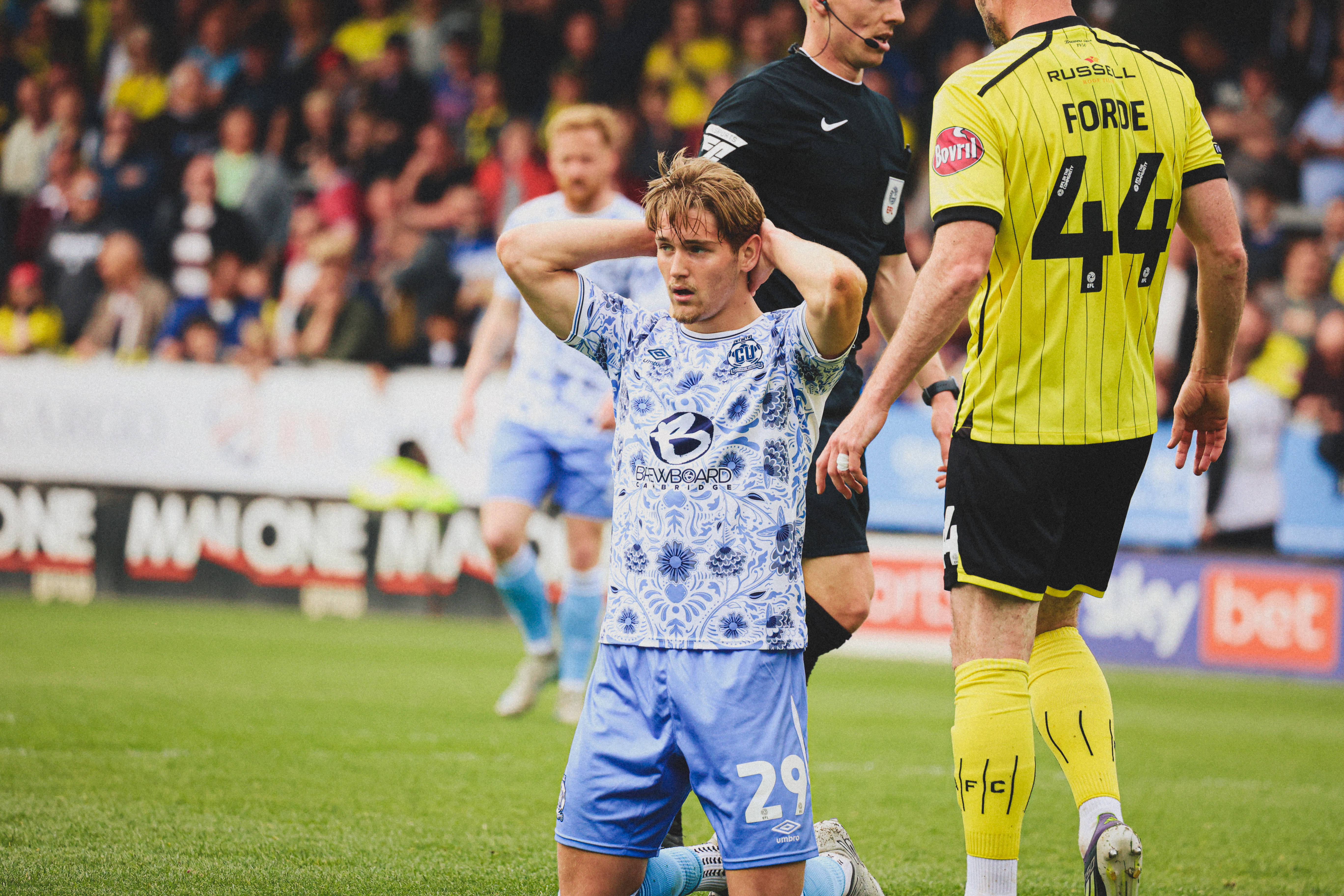 Dom Ballard against Burton Albion