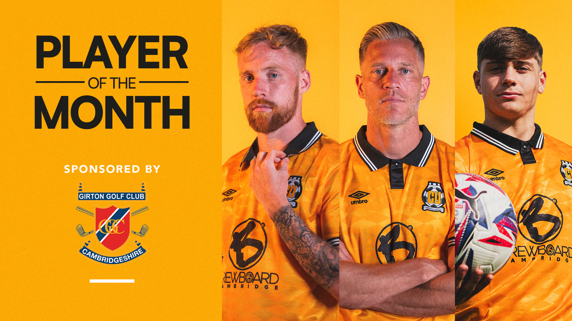 Player of the Month graphic for March 2025