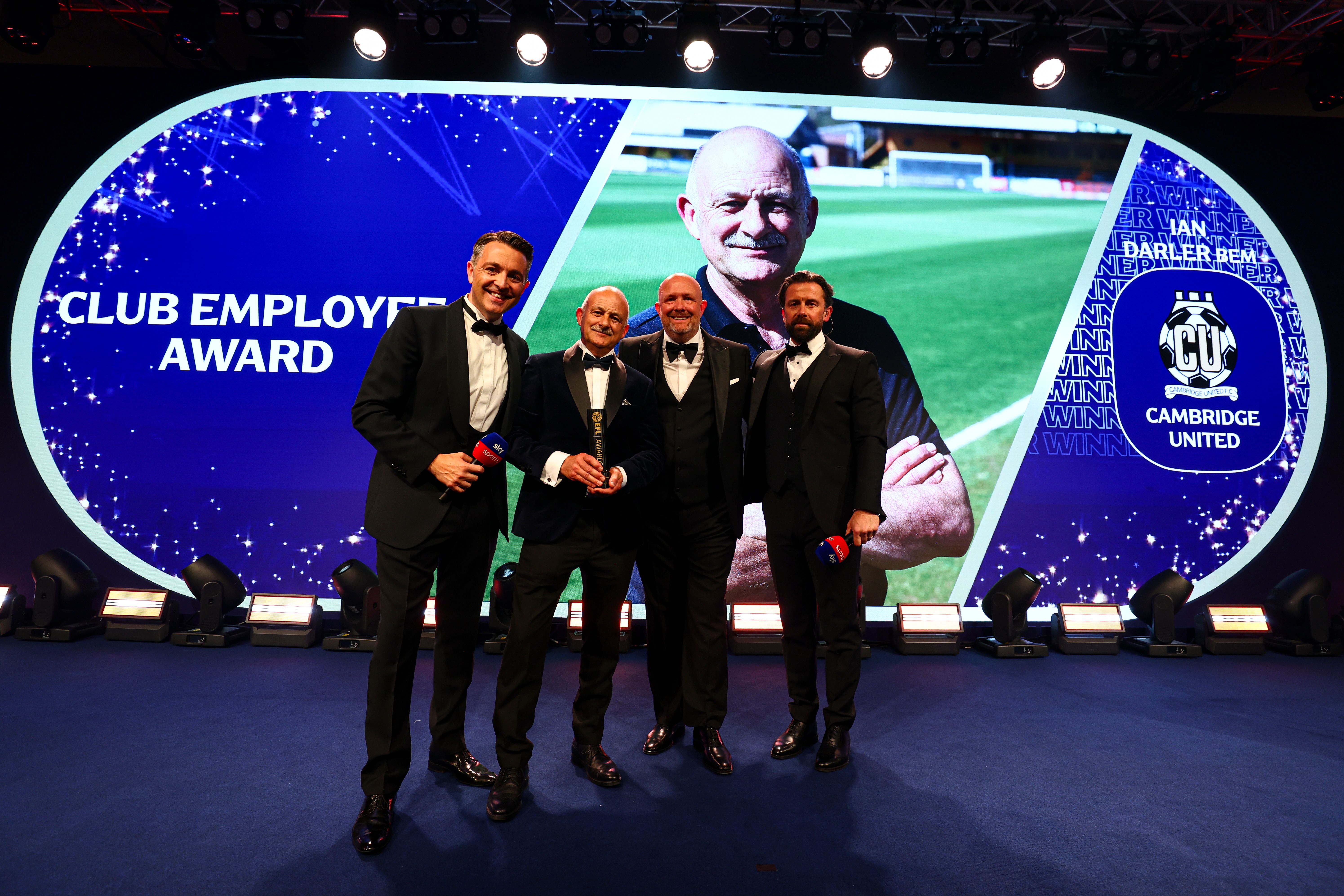 Ian Darler at the EFL Awards