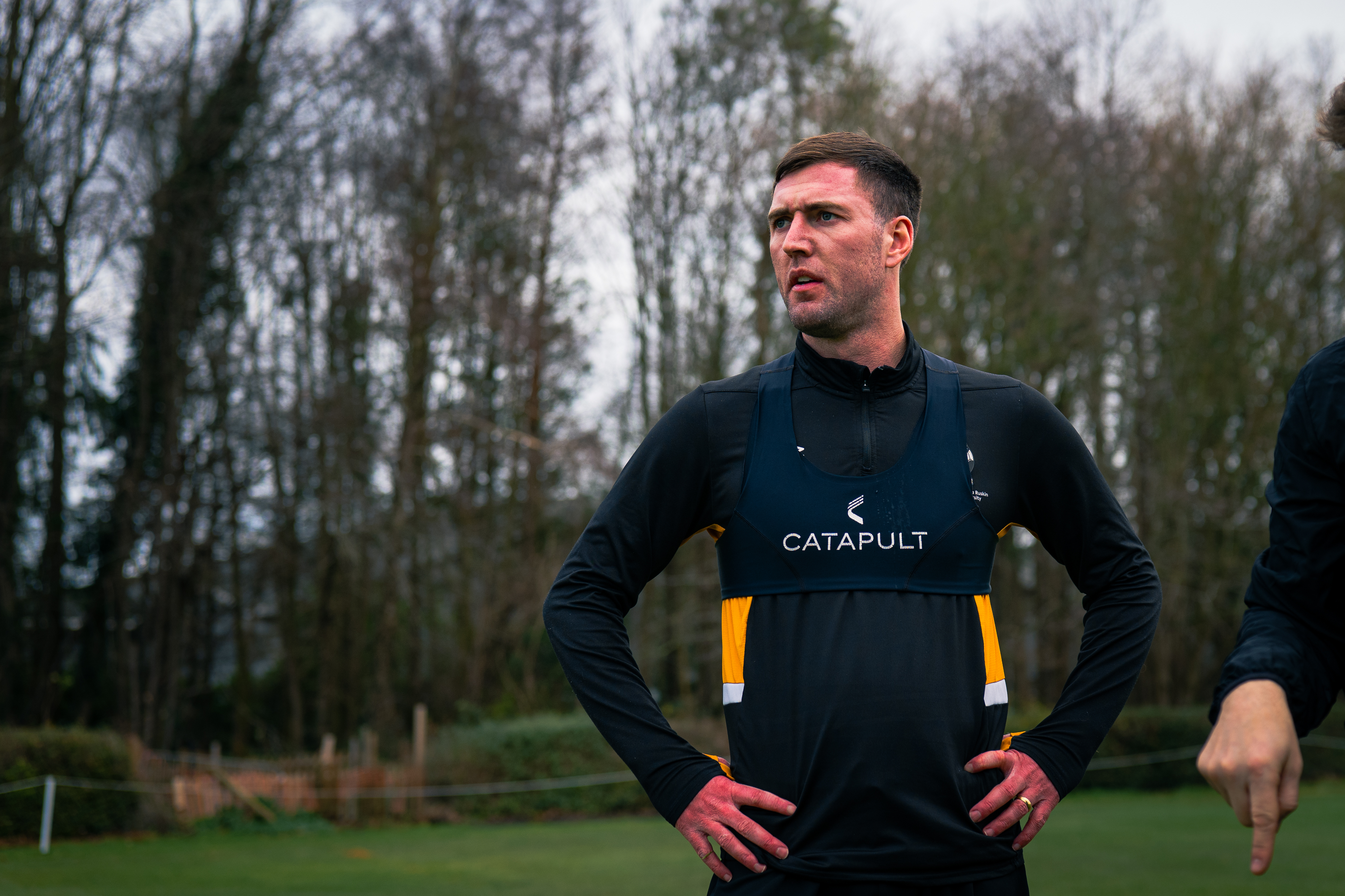 Gary Gardner in training