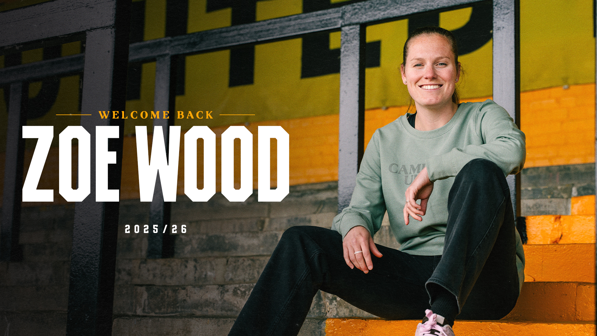 Zoe Wood Signing Graphic