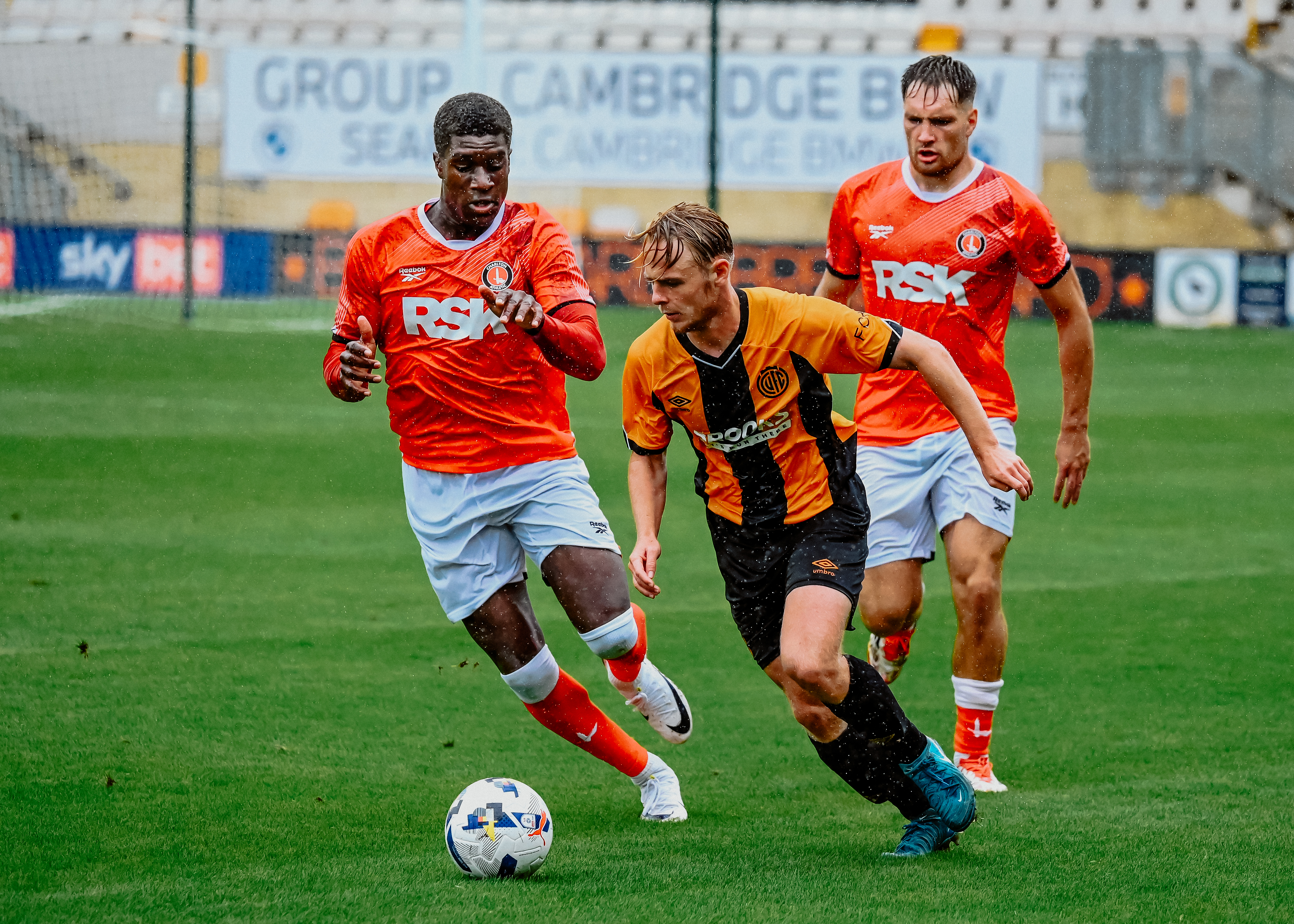 Liam Bennett in action against Charlton Athletic