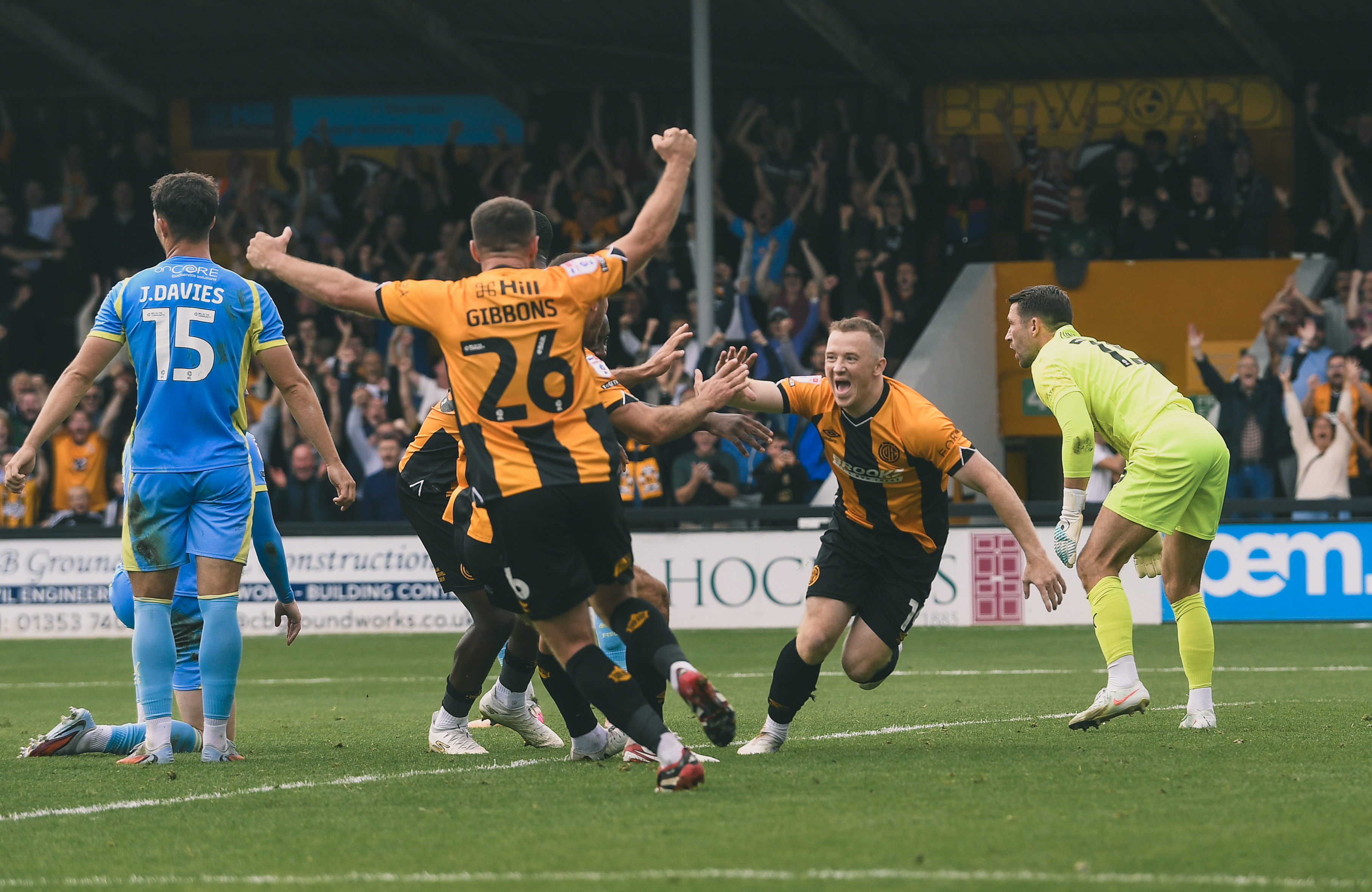 Shayne Lavery celebrates