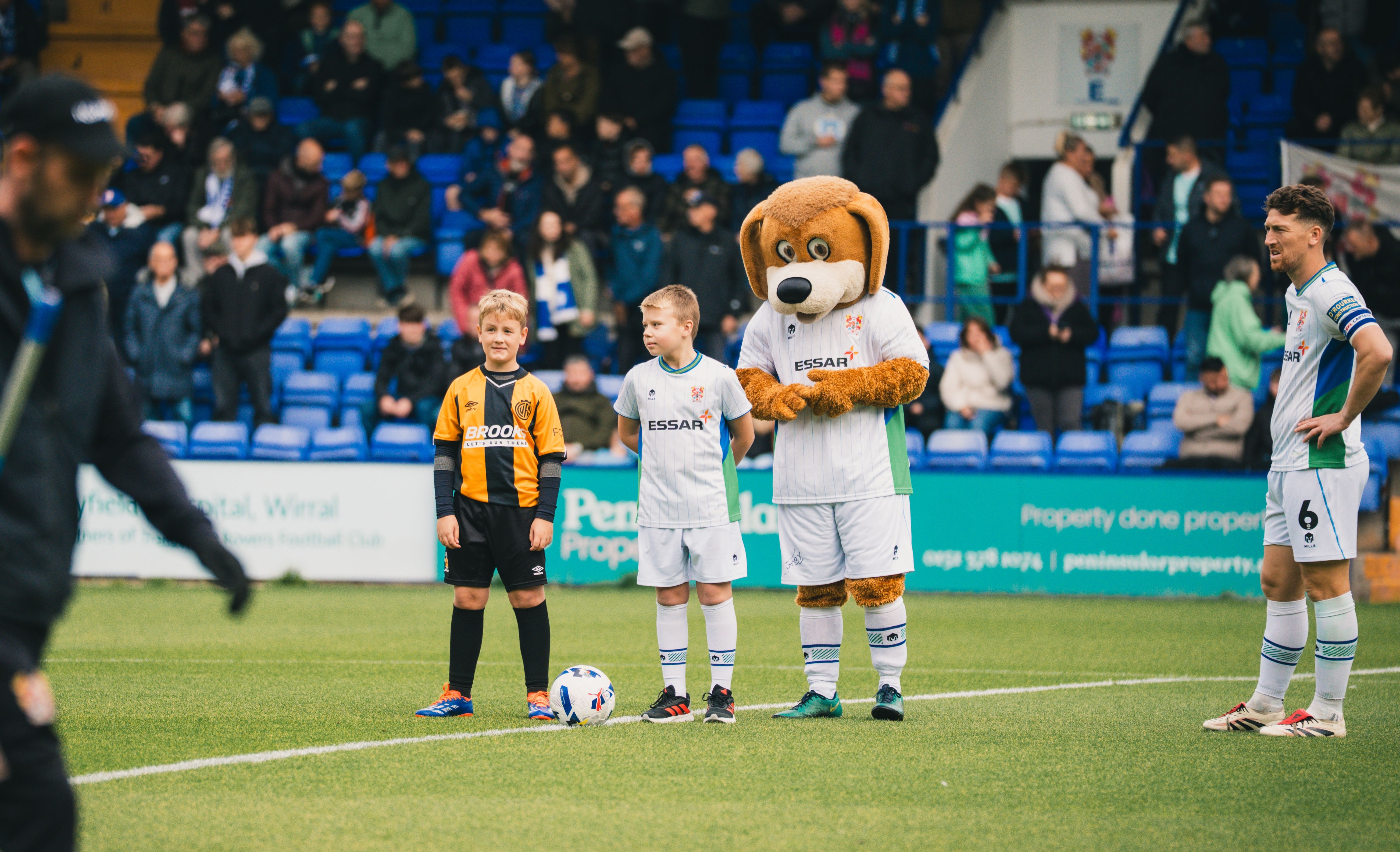 Away Mascot at Tranmere