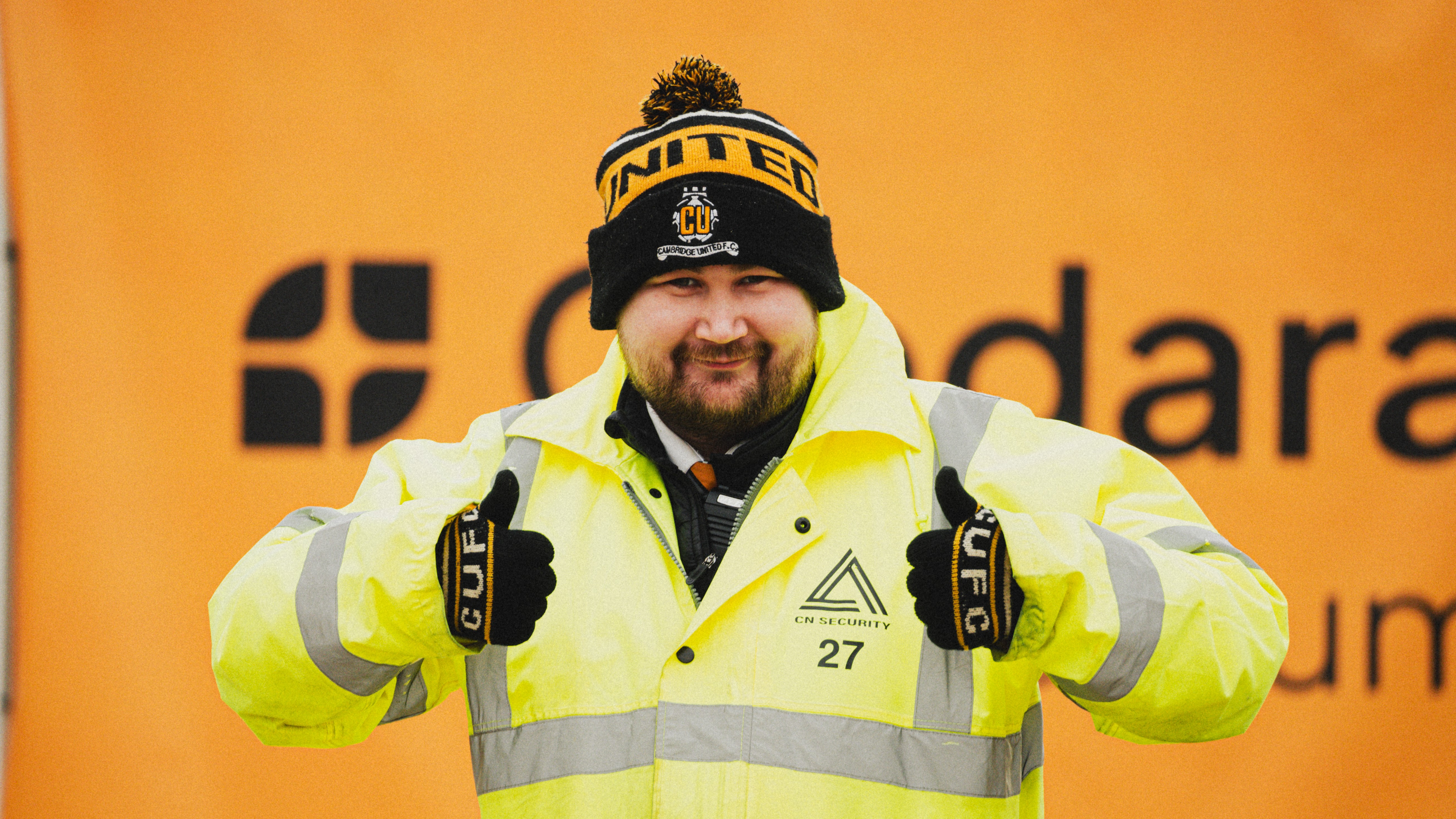 Stewards at the Cledara Abbey Stadium