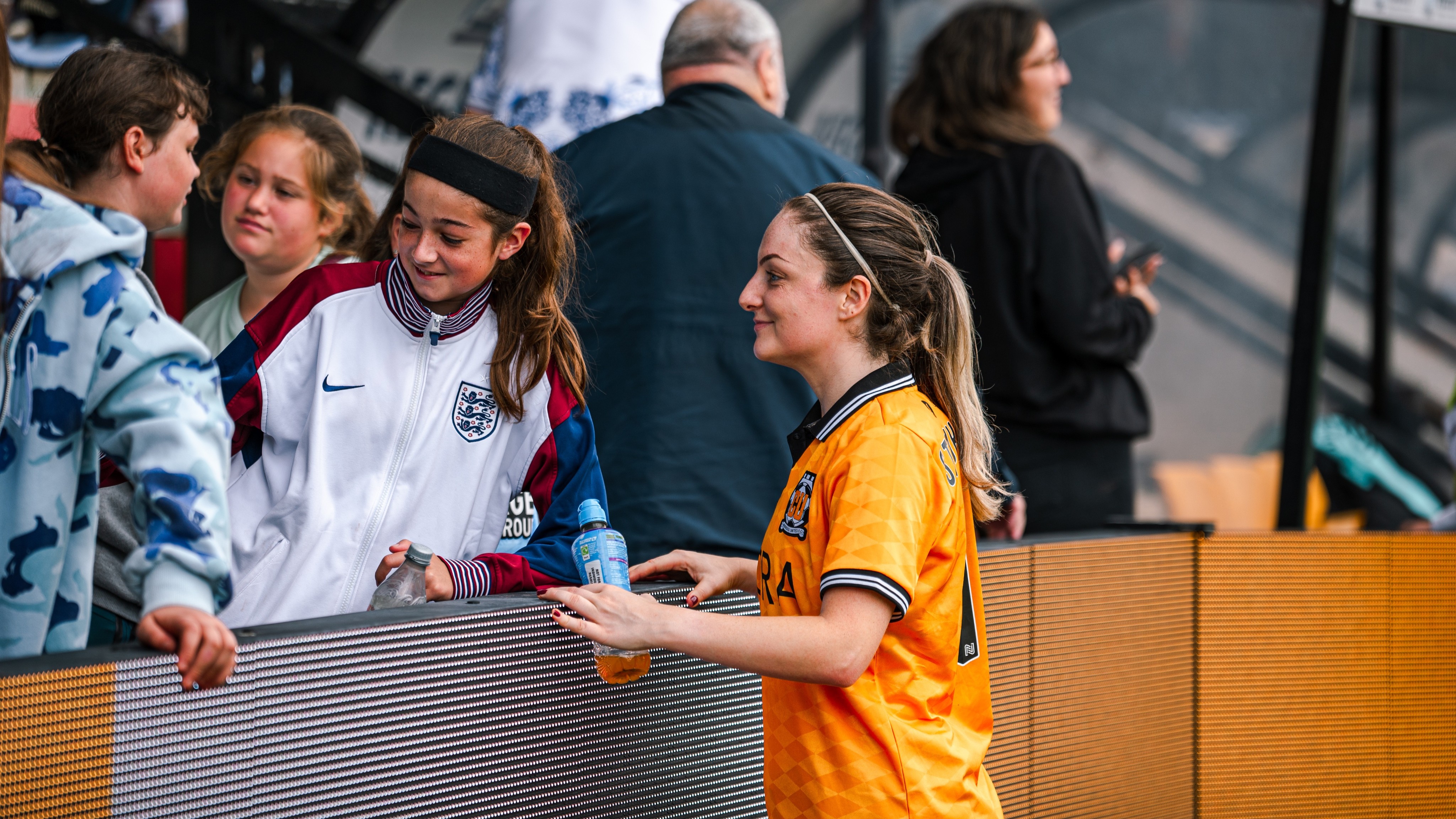 Cambridge United Women players meet fans