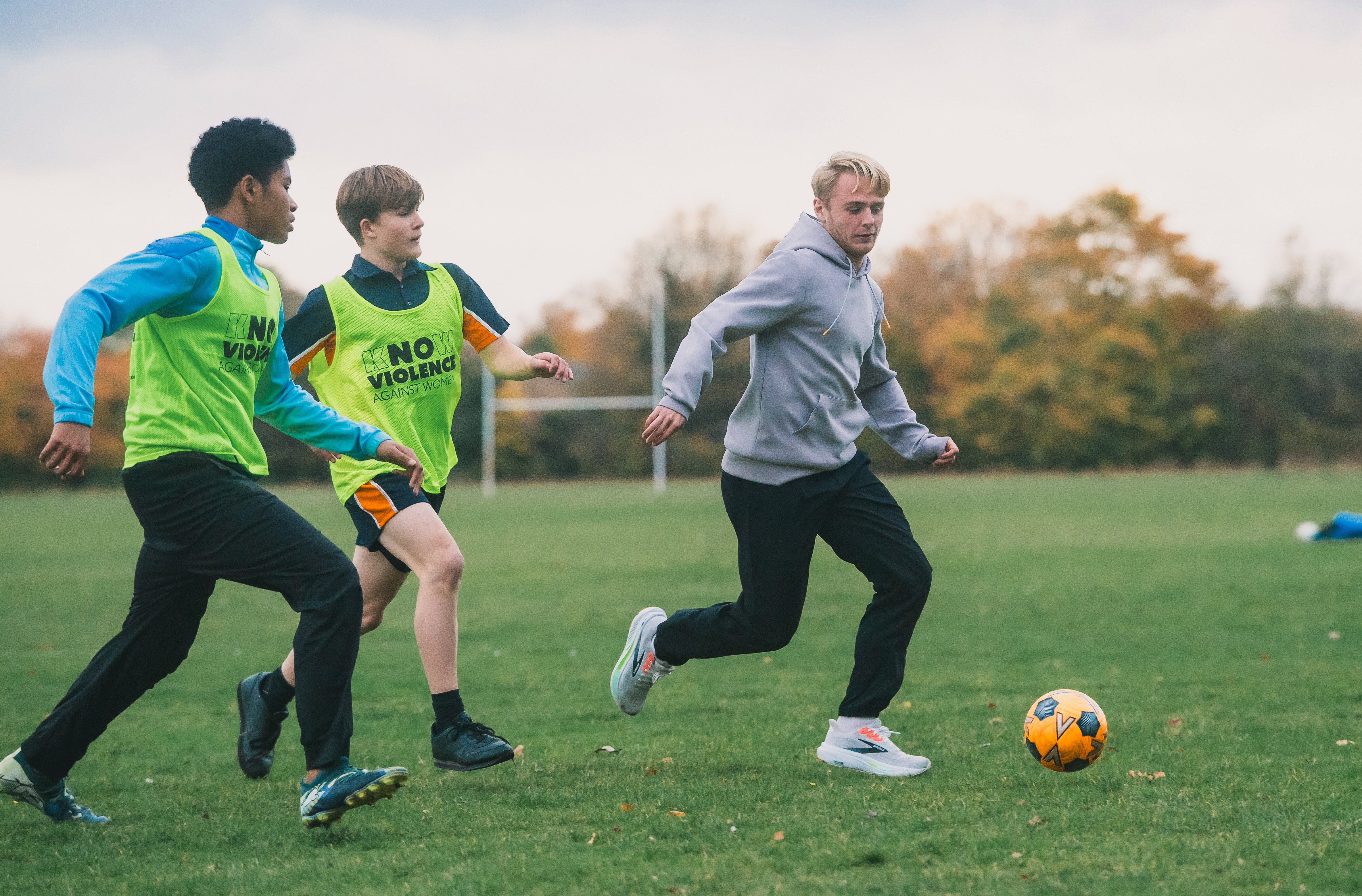 Liam Bennett taking part in a community session