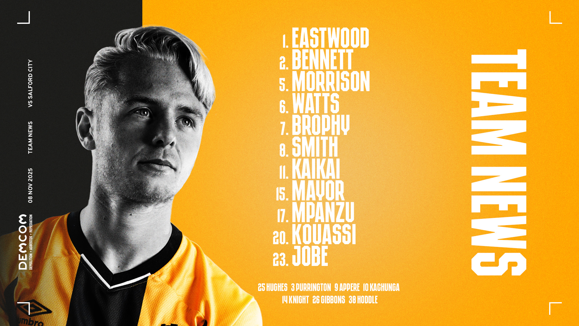 Team News graphic