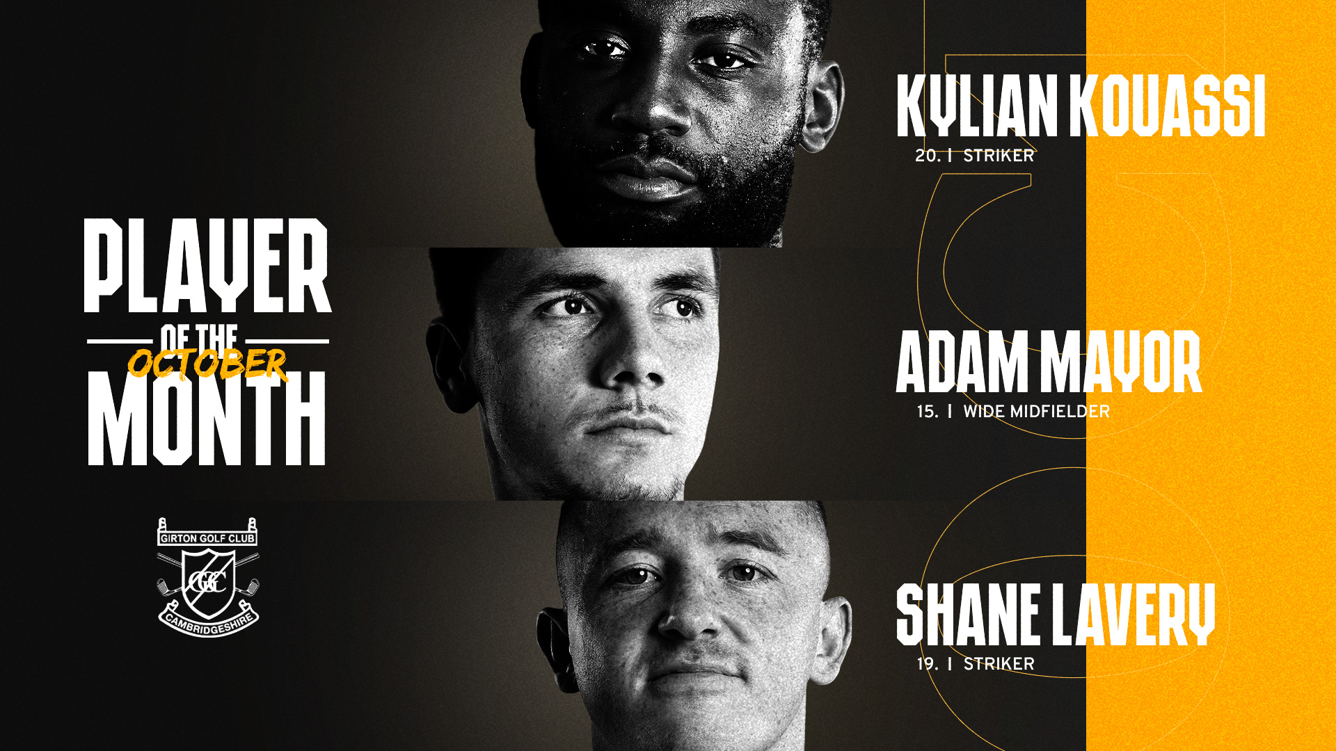 Player of the Month graphic