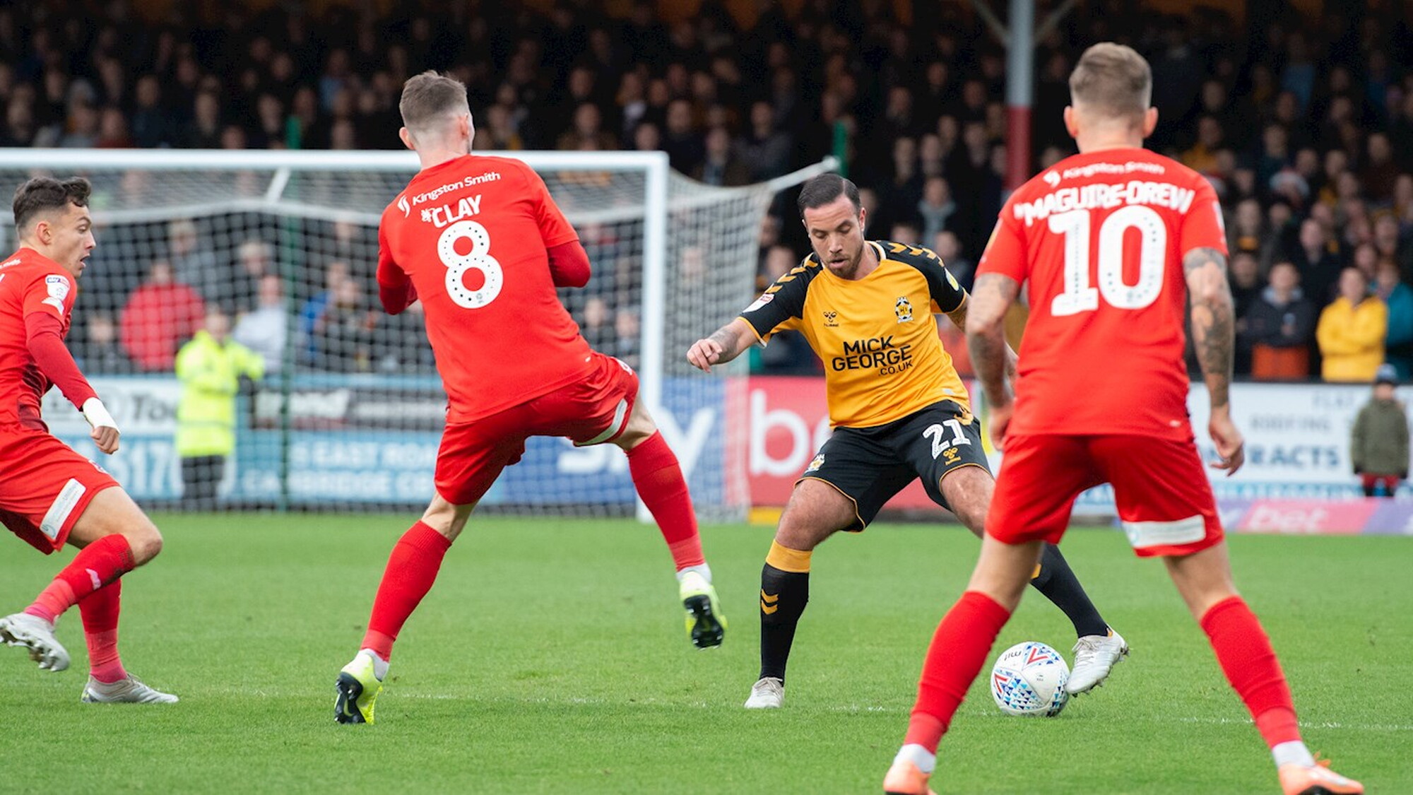 MATCH REPORT CAMBRIDGE UNITED 2 LEYTON ORIENT 3 Cambridge United F.C.