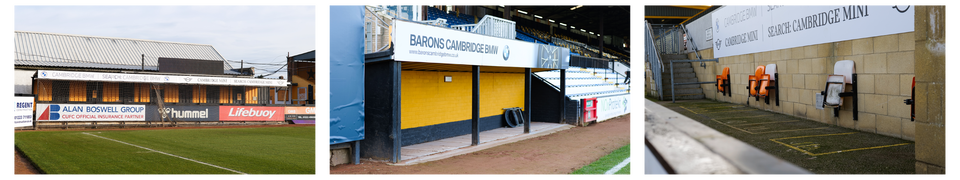 Accessibility seating at the Cledara Abbey Stadium