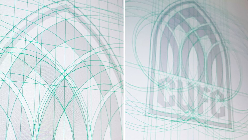 Abbey inspired Crest imagery