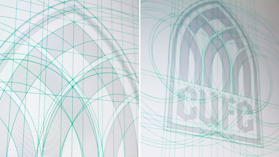 Abbey inspired Crest imagery