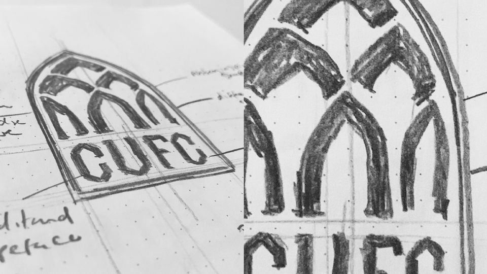 Abbey inspired Crest imagery