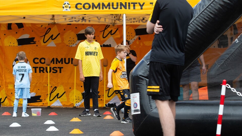 A view of the Kids' Zone at the Cledara Abbey Stadium
