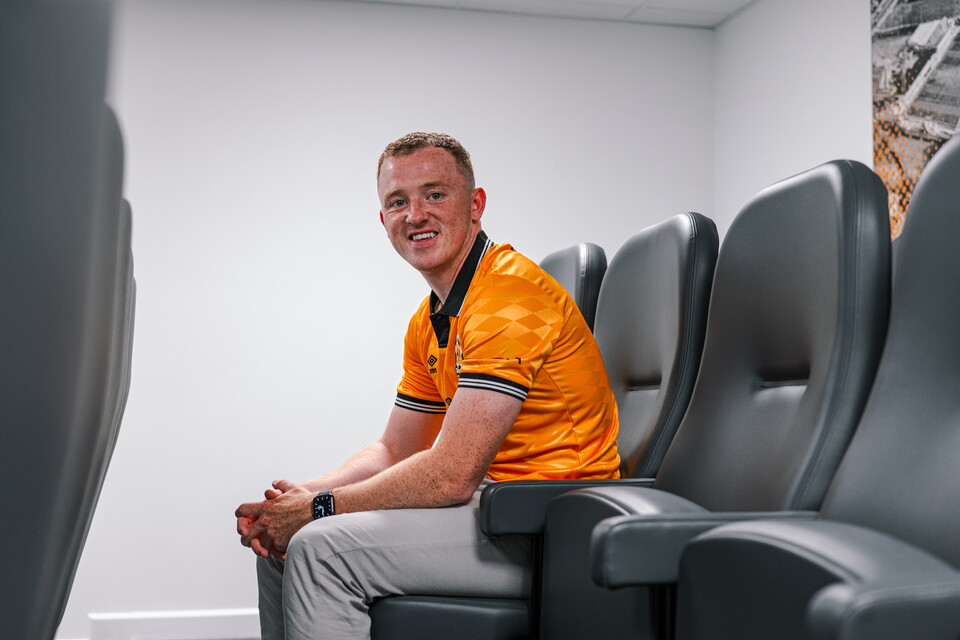 Shayne Lavery at the Training Ground