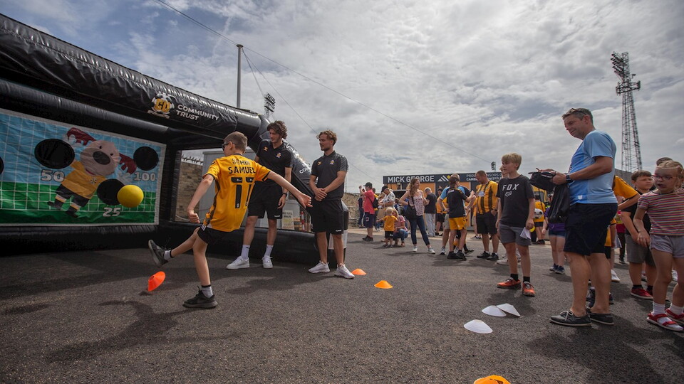 A view of the Kids' Zone at the Cledara Abbey Stadium