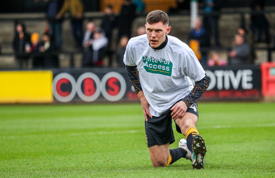 Paul Digby wears a Level Playing Field t-shirt