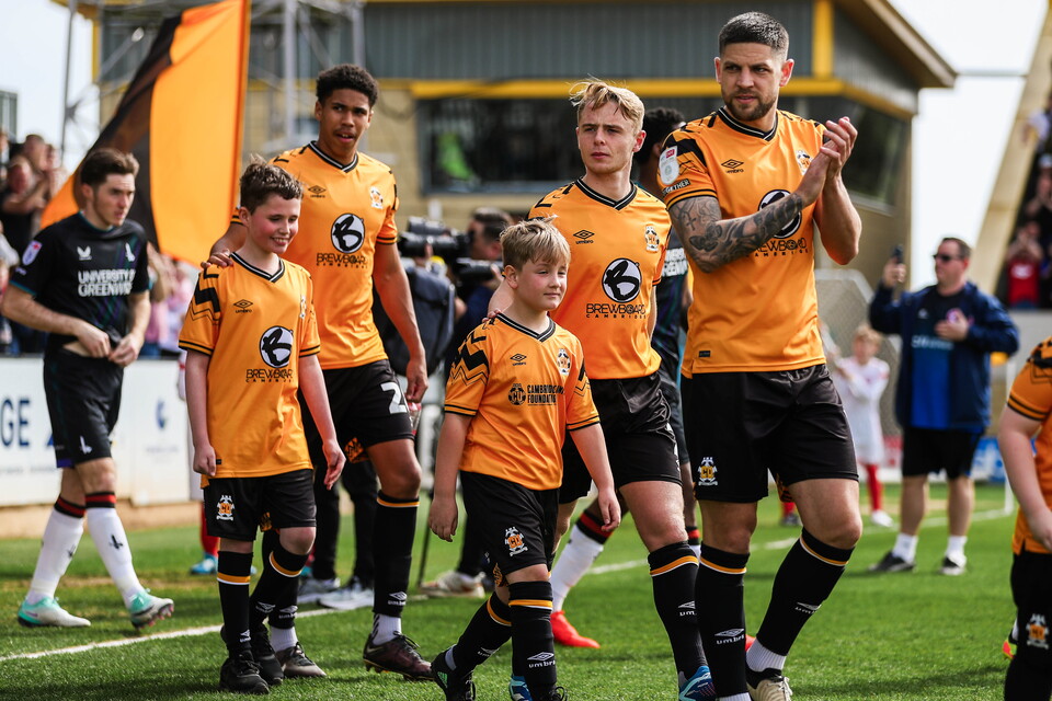 Mascots at Cambridge United