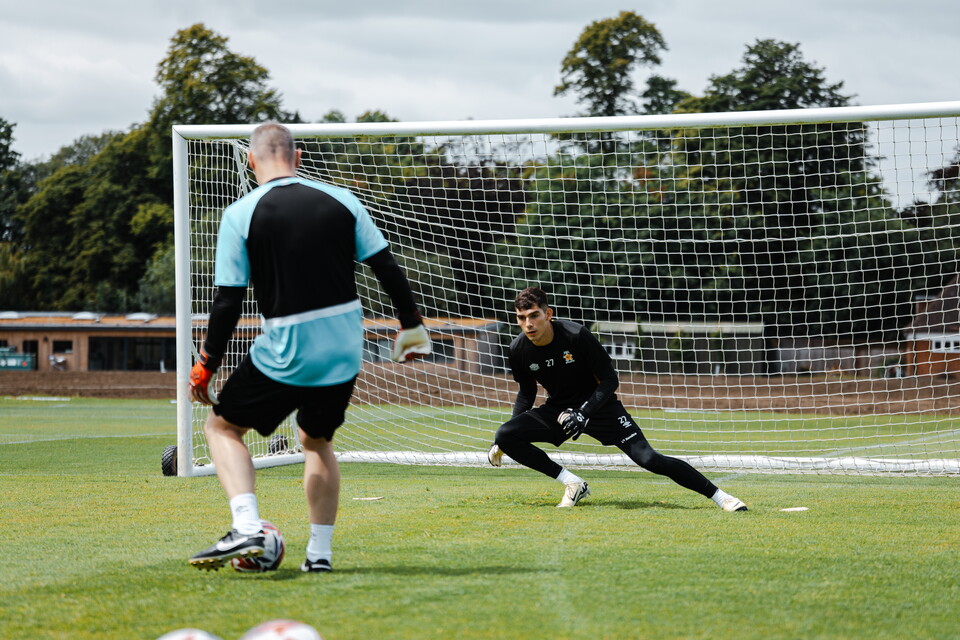 Players in pre-season training